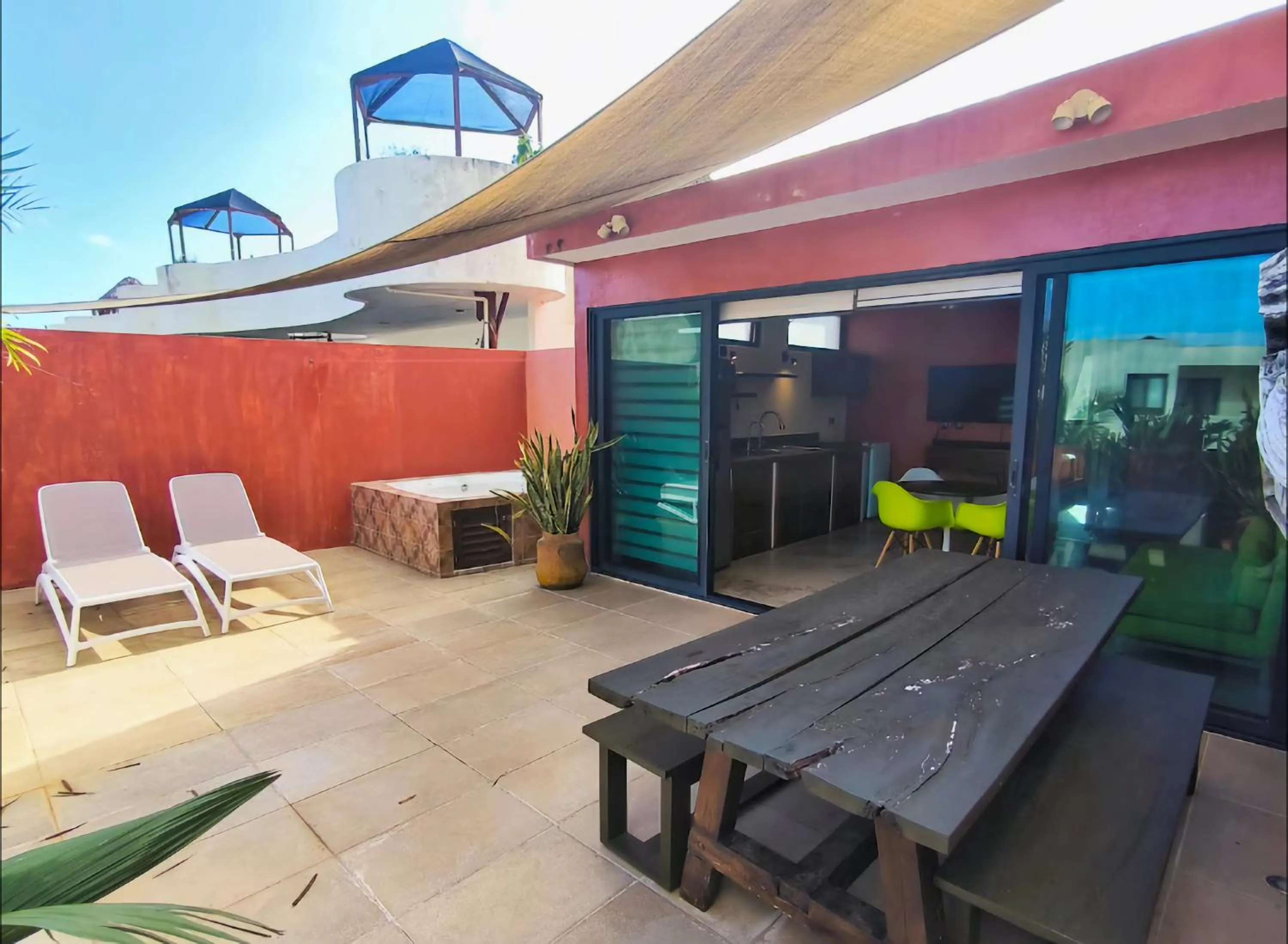 Balcony/Terrace in Panacea Condo Tulum