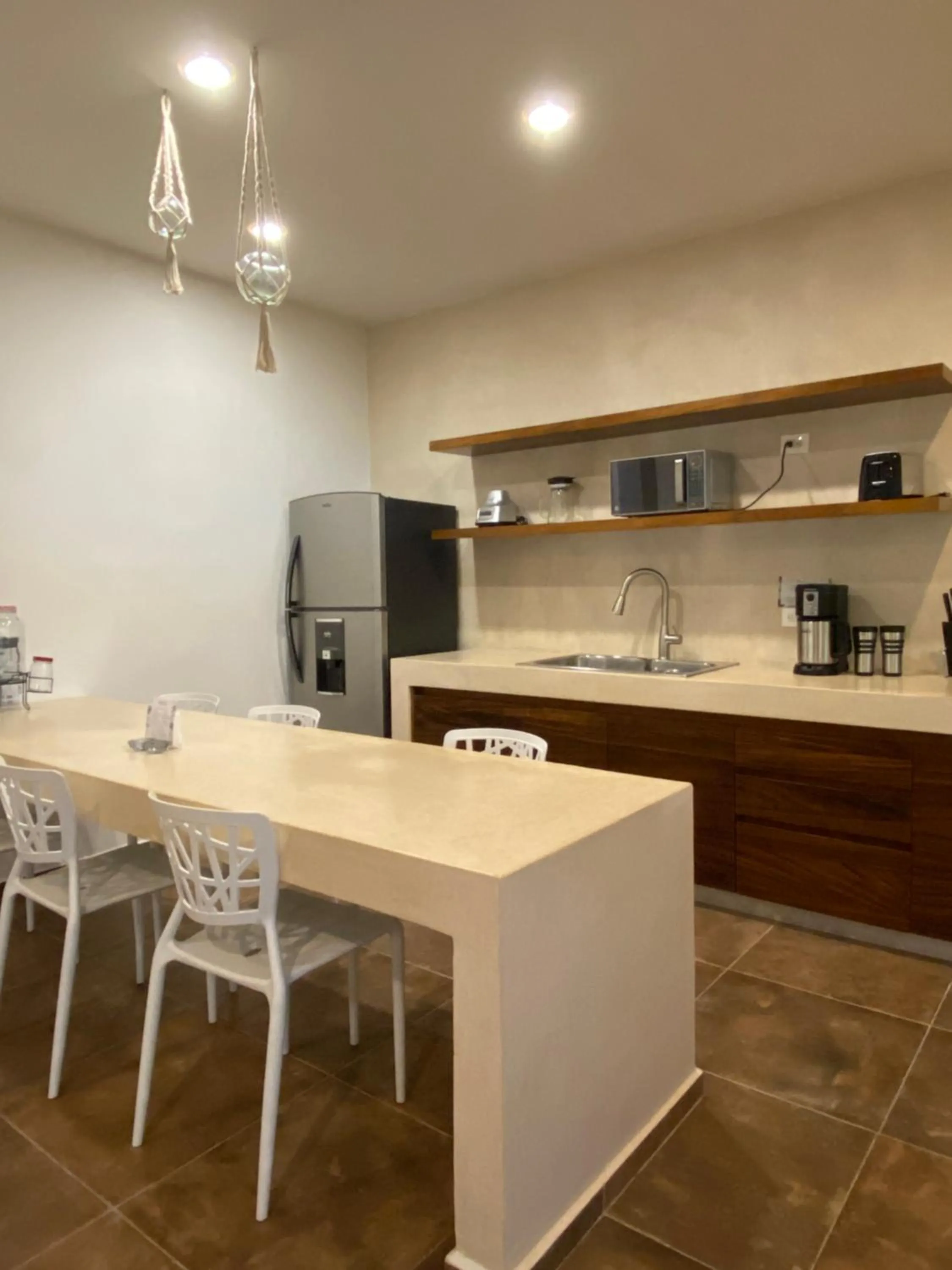 Dining area in Panacea Condo Tulum