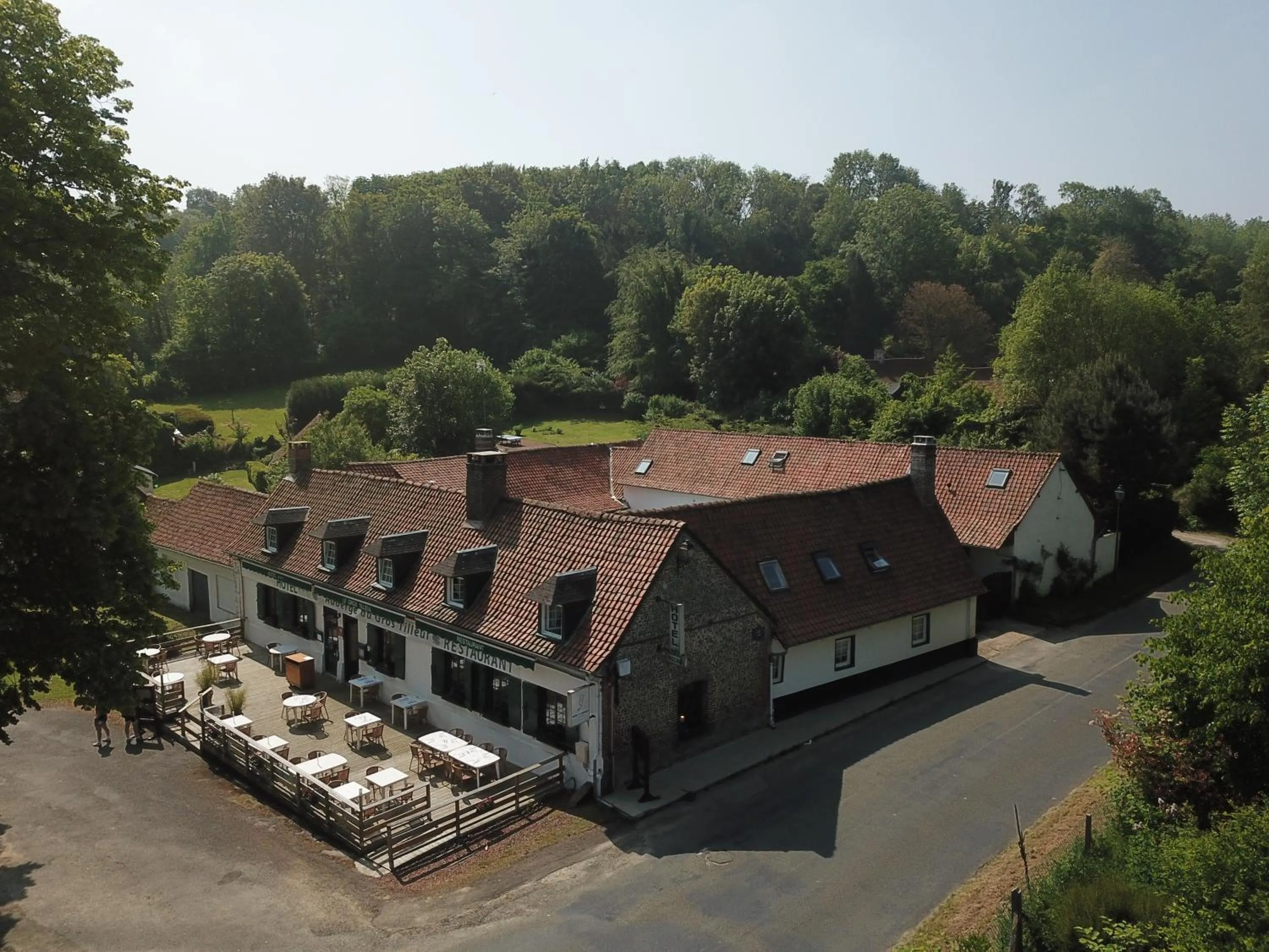 Bird's eye view in Auberge du Gros Tilleul