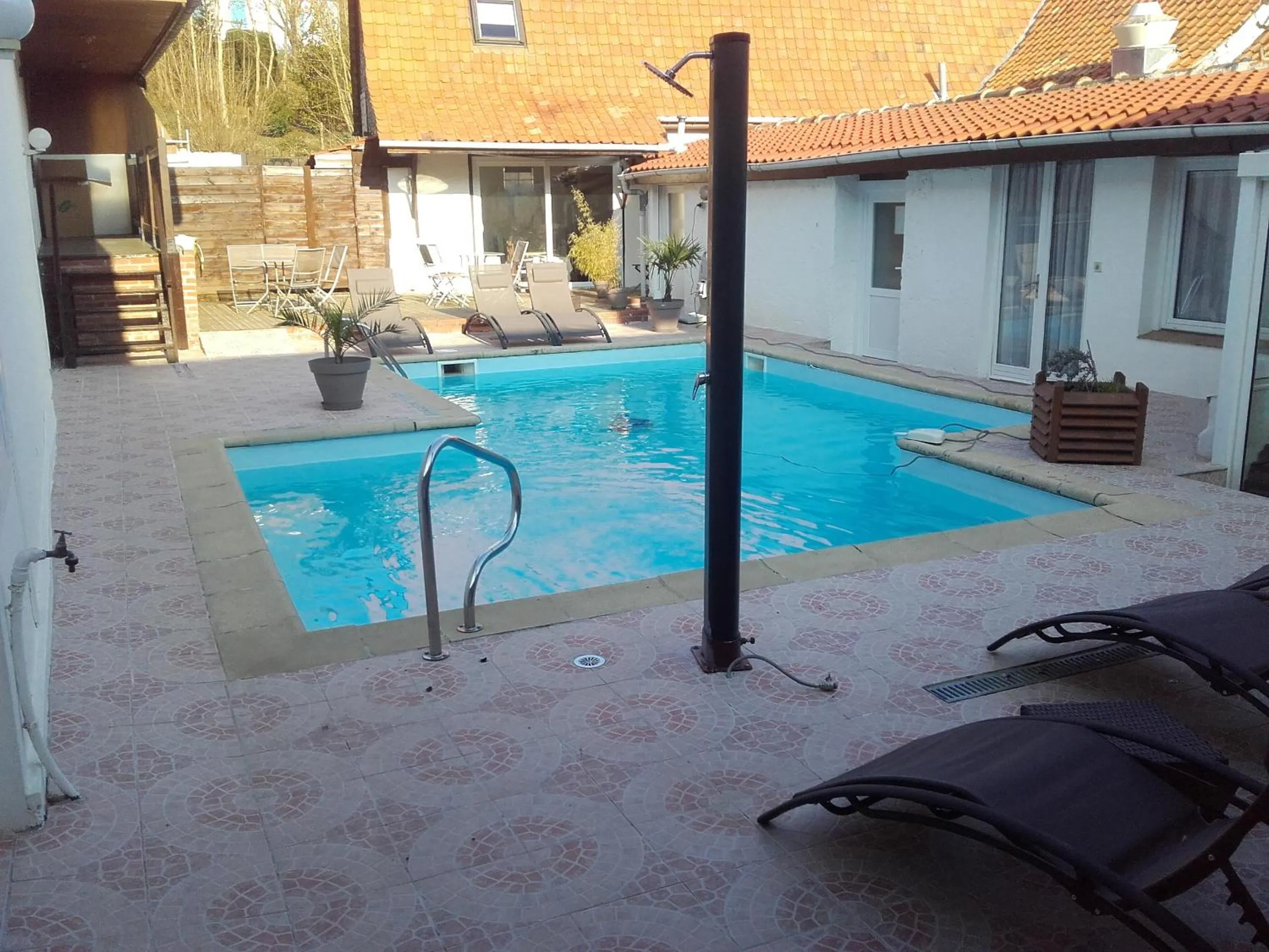 Swimming pool in Auberge du Gros Tilleul