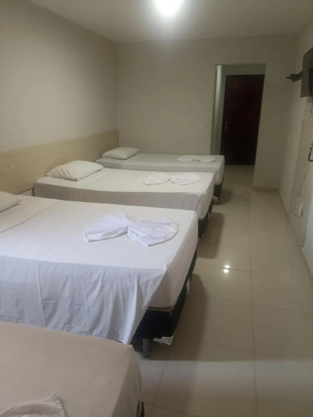 Bed in Hotel Litoral Fortaleza