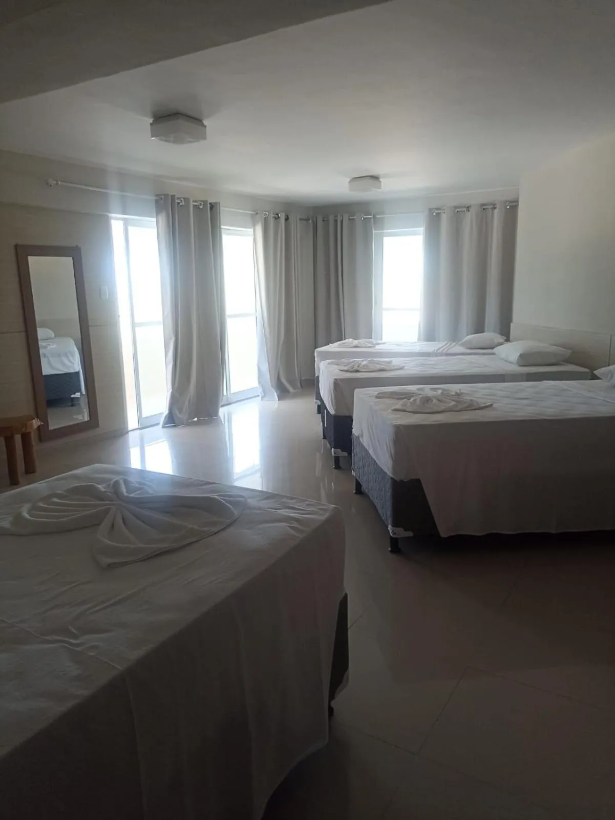 Bed in Hotel Litoral Fortaleza