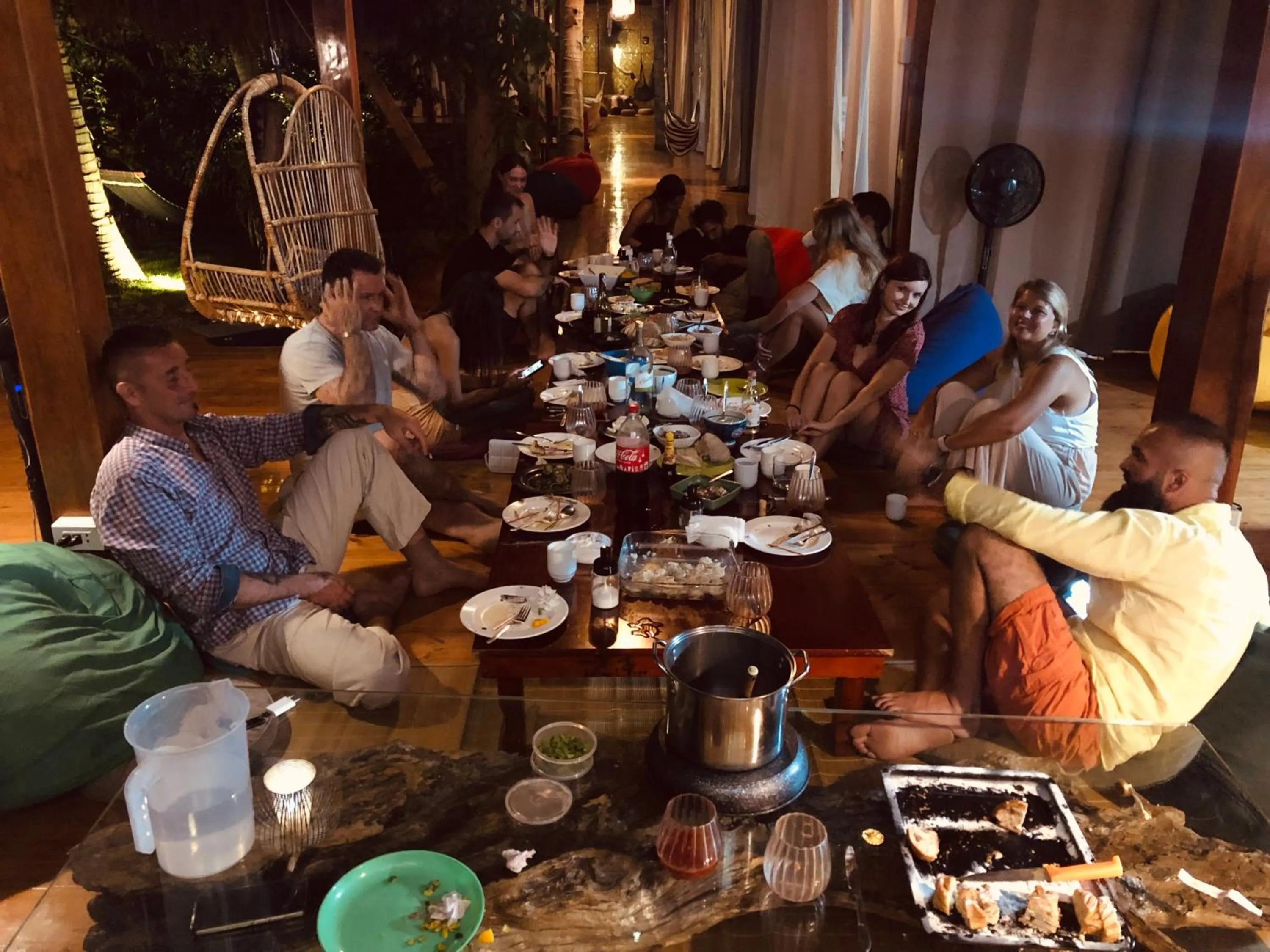 group of guests in Nautilus Hostel & Hammocks