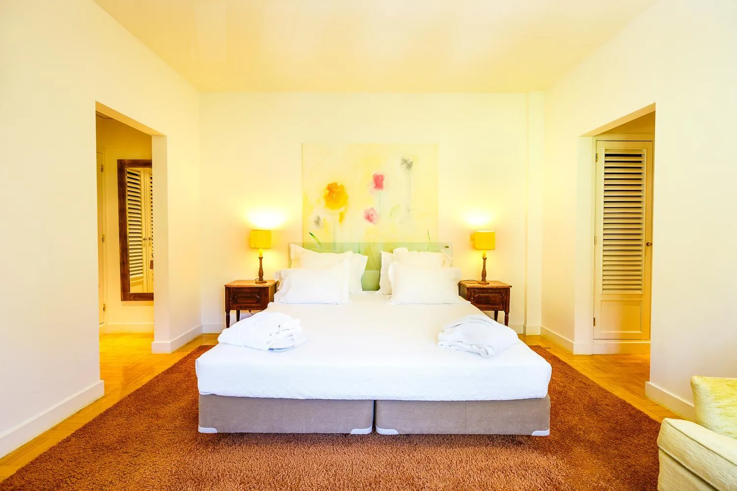 Bed in Hotel Fonte Santa