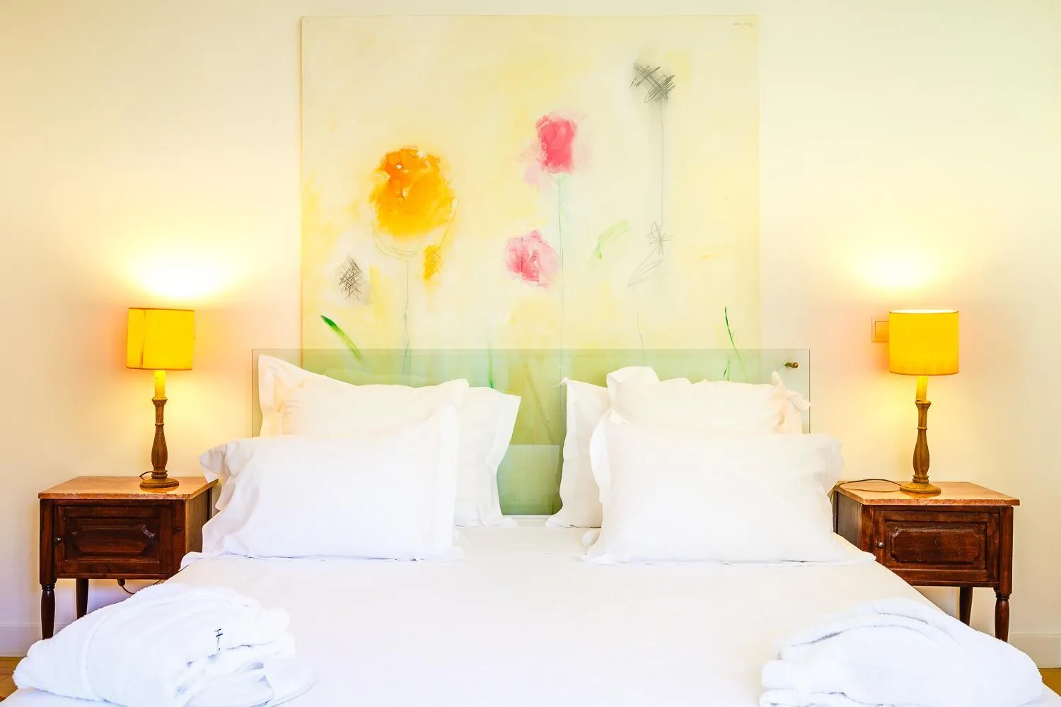 Bed in Hotel Fonte Santa