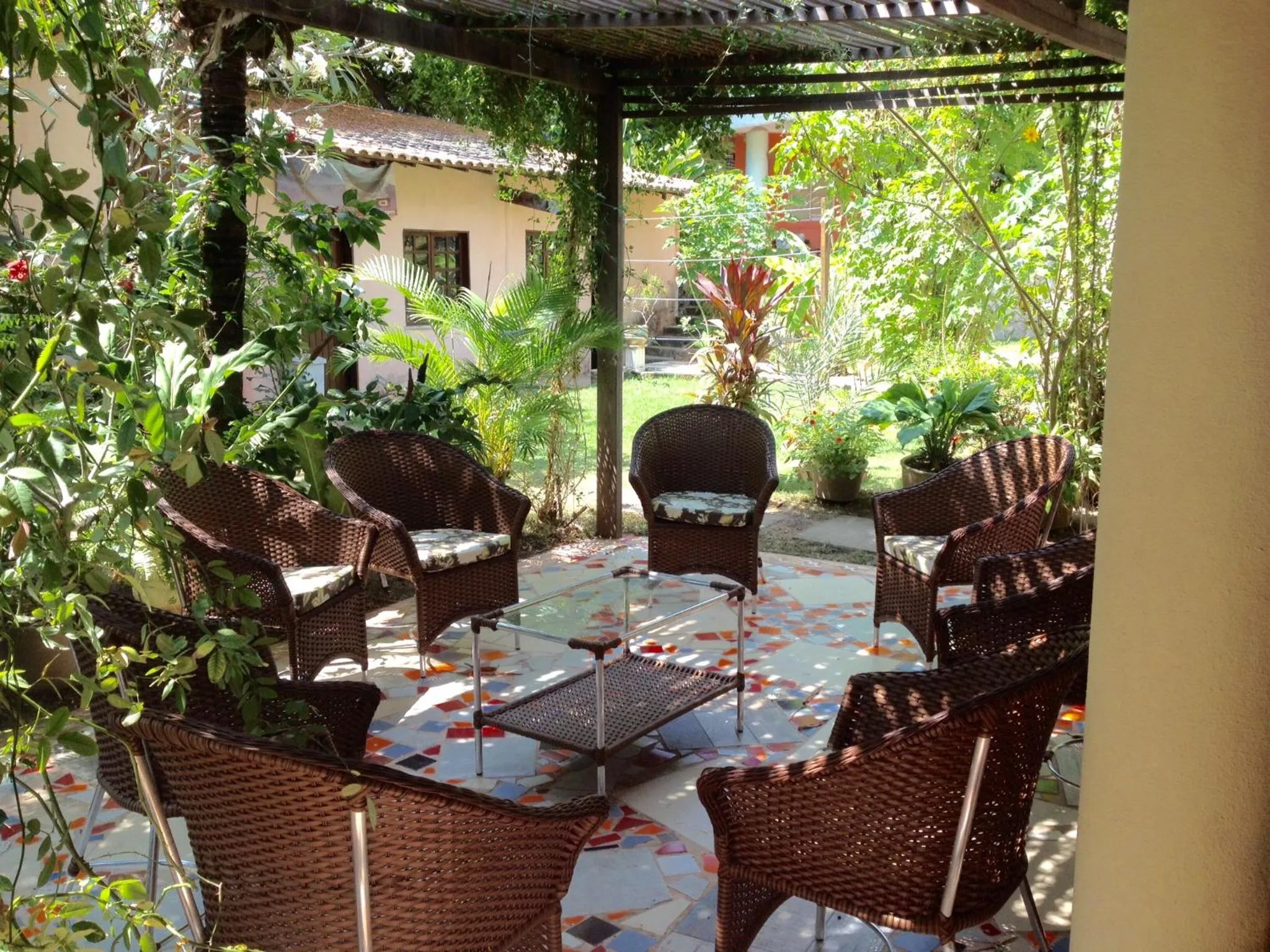 Patio in Hotel e Pousada Tropical Wind do Cumbuco