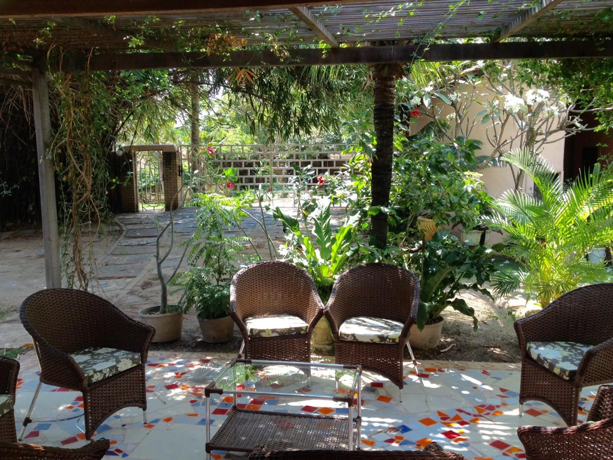 Patio in Hotel e Pousada Tropical Wind do Cumbuco
