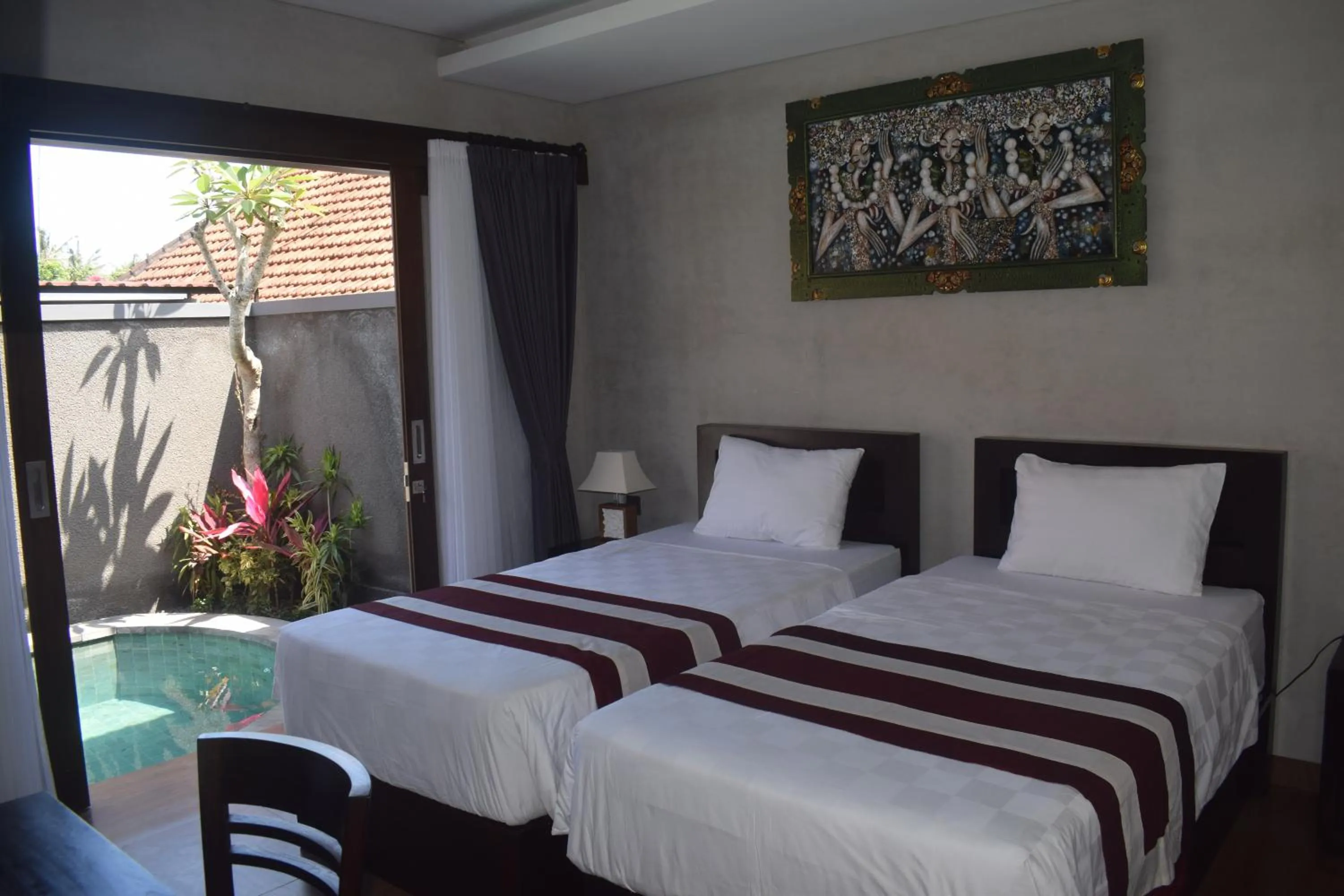 Bed in Werkudara Guest House