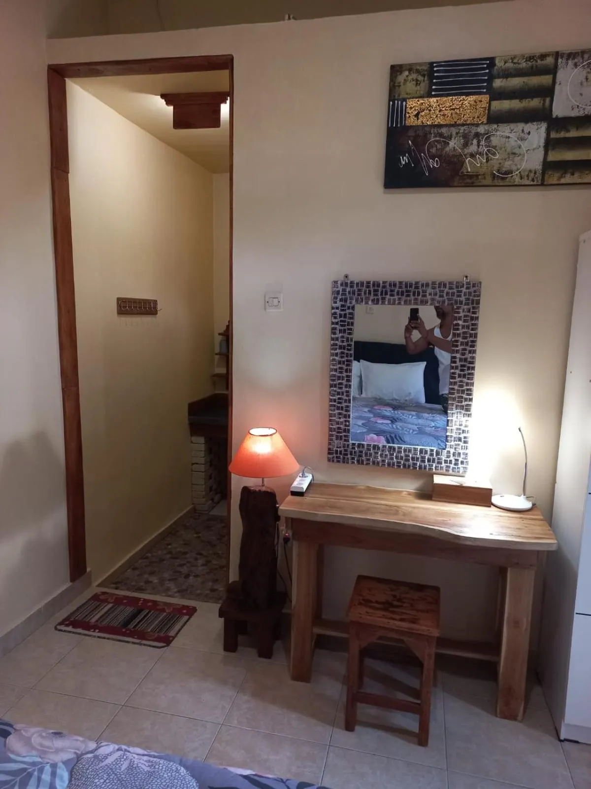 Photo of the whole room, Bed in Werkudara Guest House