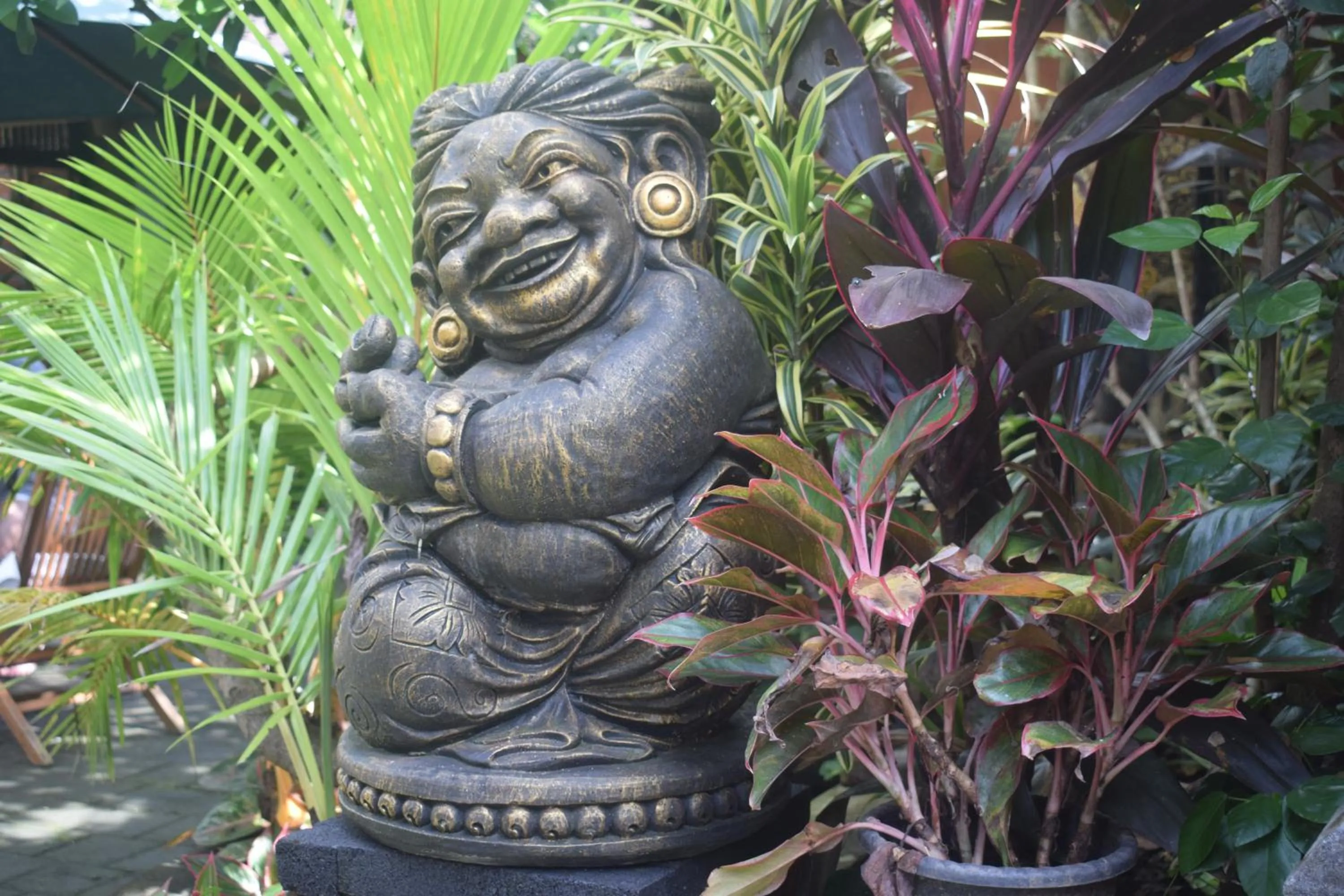 Garden view in Werkudara Guest House