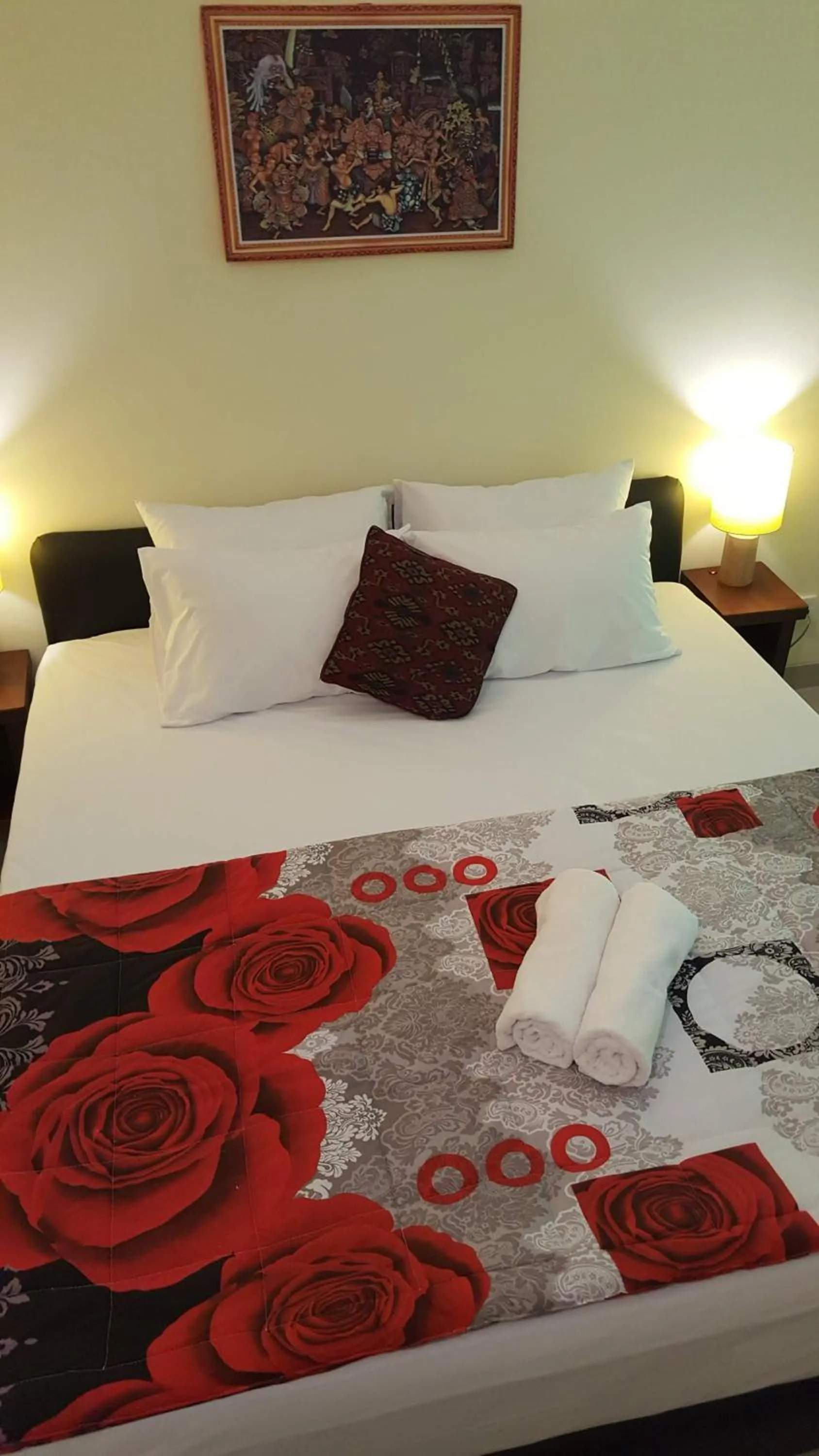 Bed in Werkudara Guest House