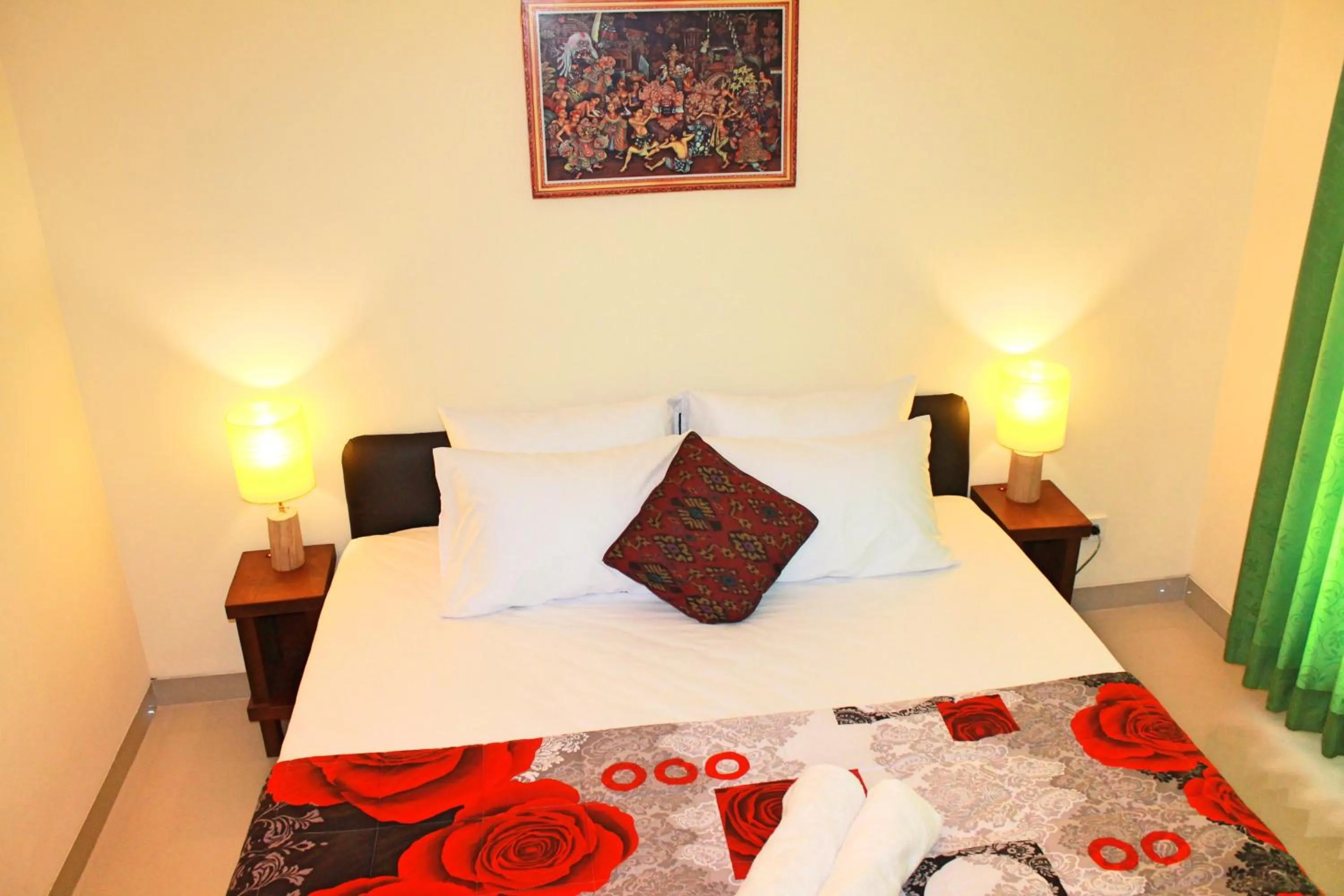 Bed in Werkudara Guest House