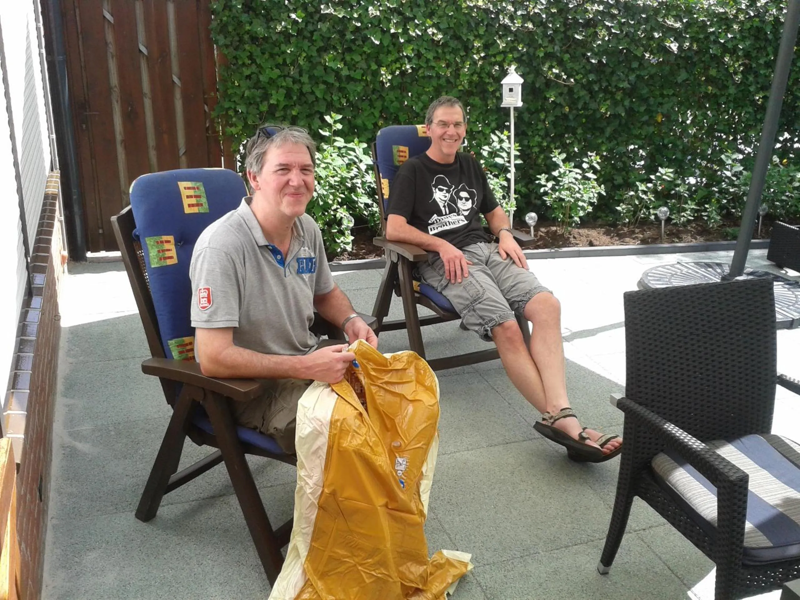 Garden in Rene's B&B