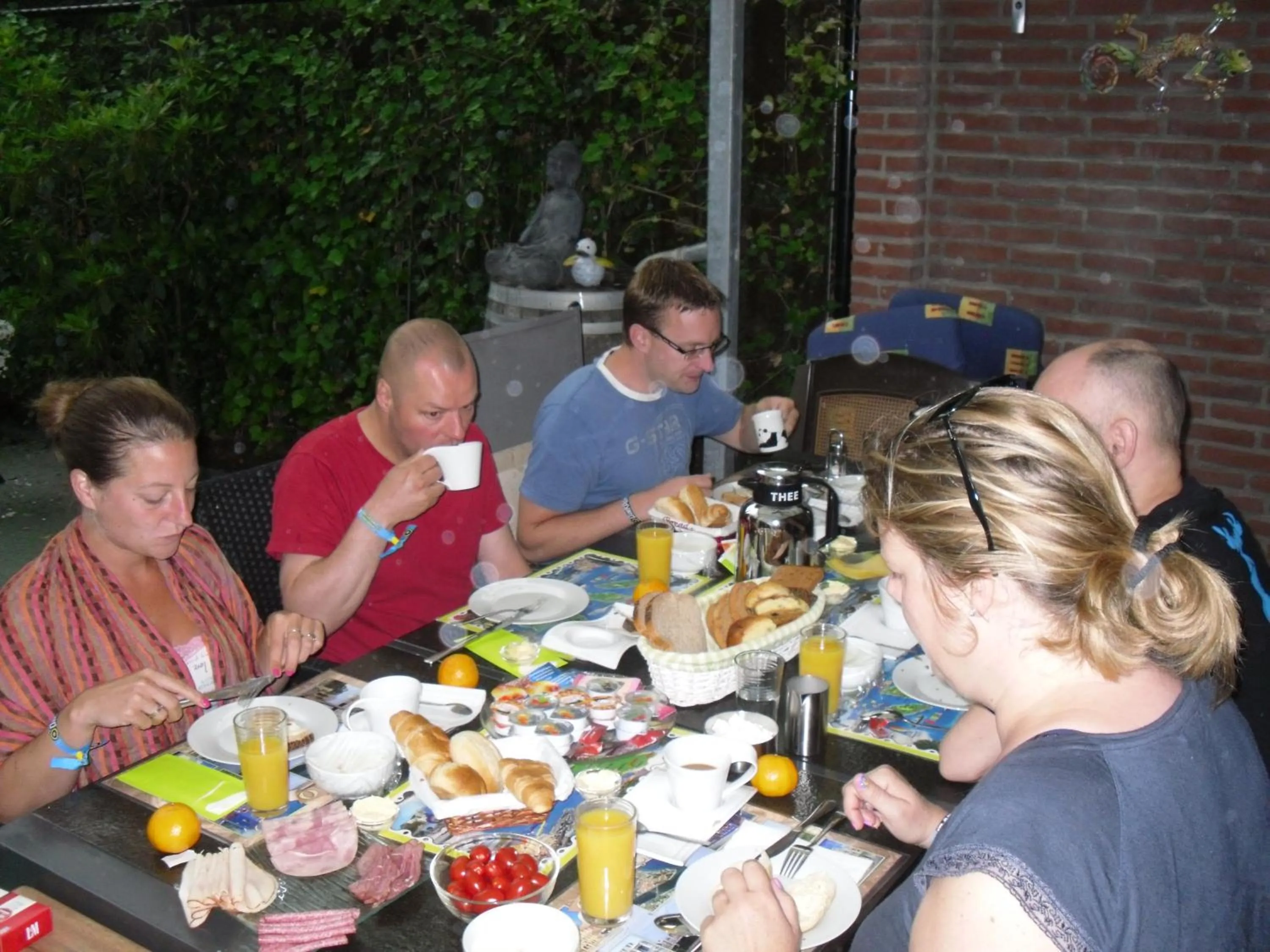 Food and drinks in Rene's B&B