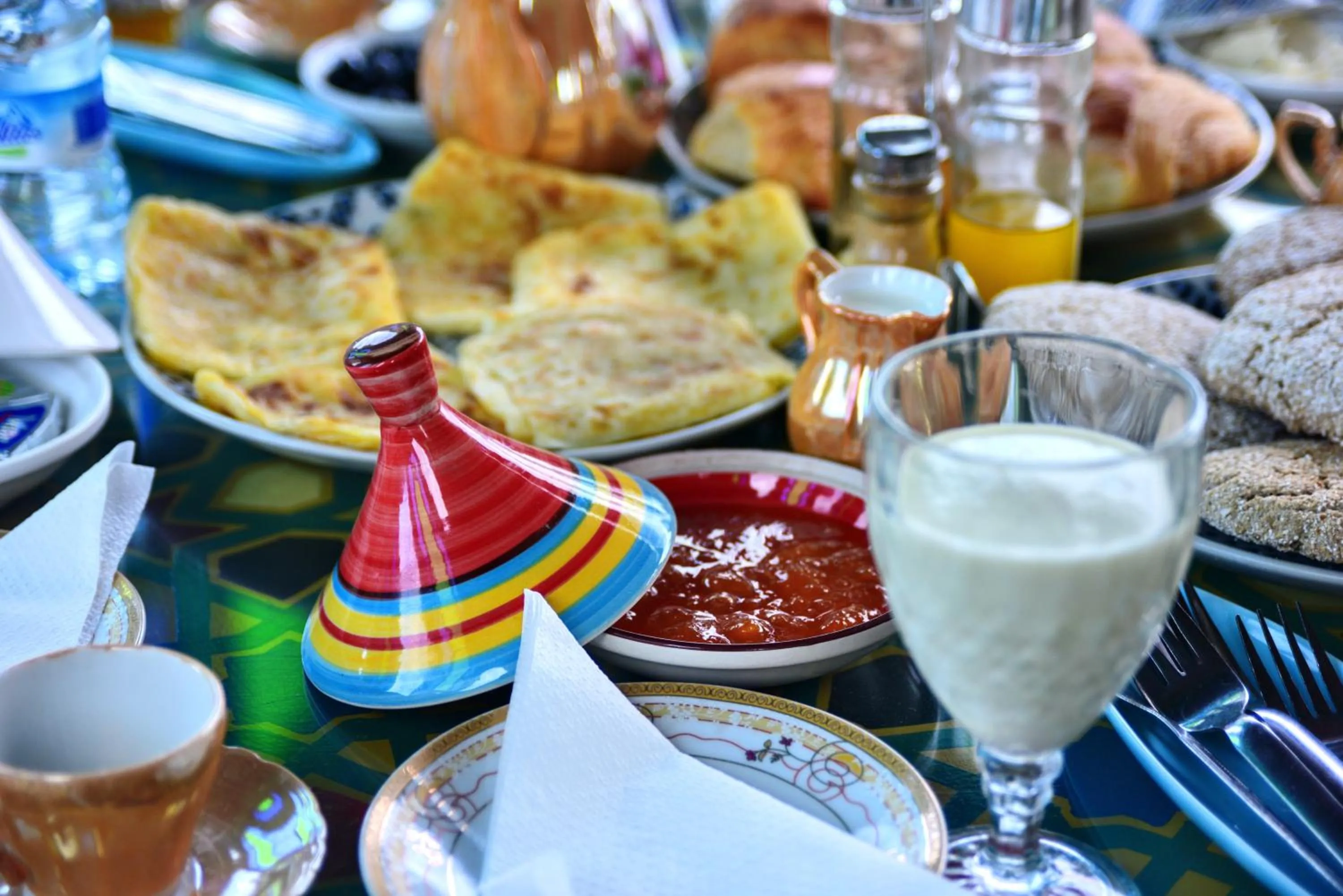 Breakfast in Riad Razoli Sidi Daoui