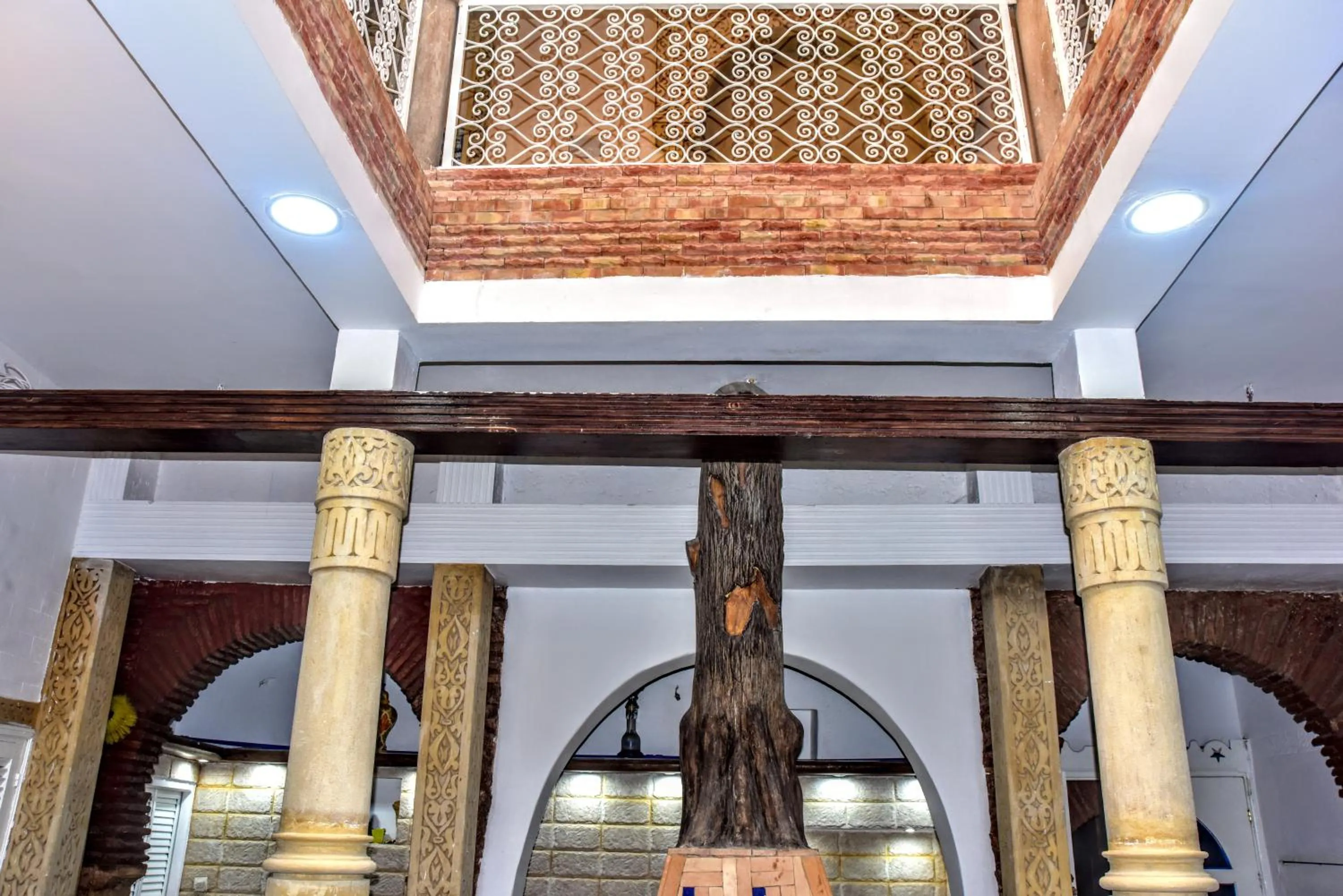 Decorative detail in Riad Razoli Sidi Daoui