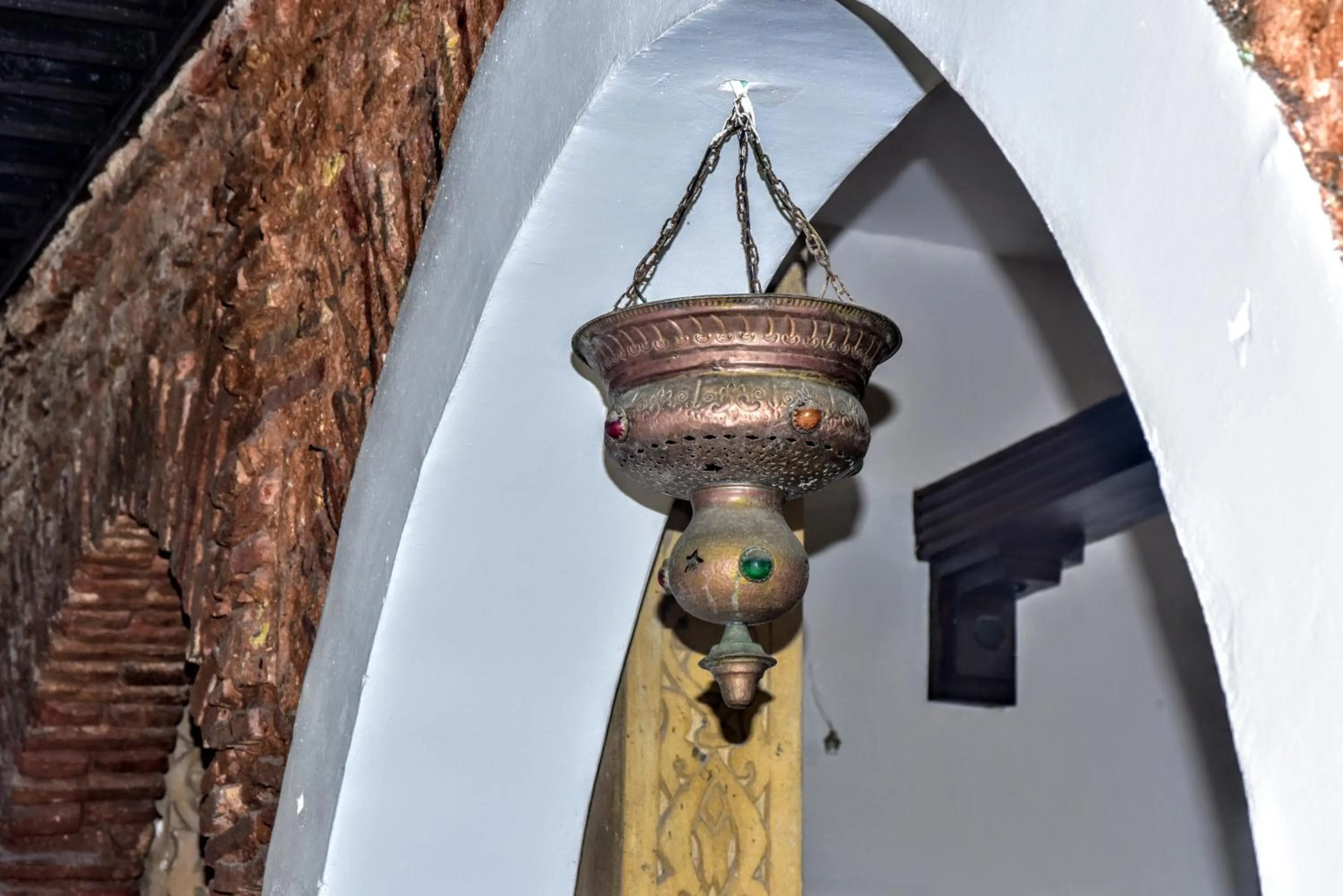 Decorative detail in Riad Razoli Sidi Daoui