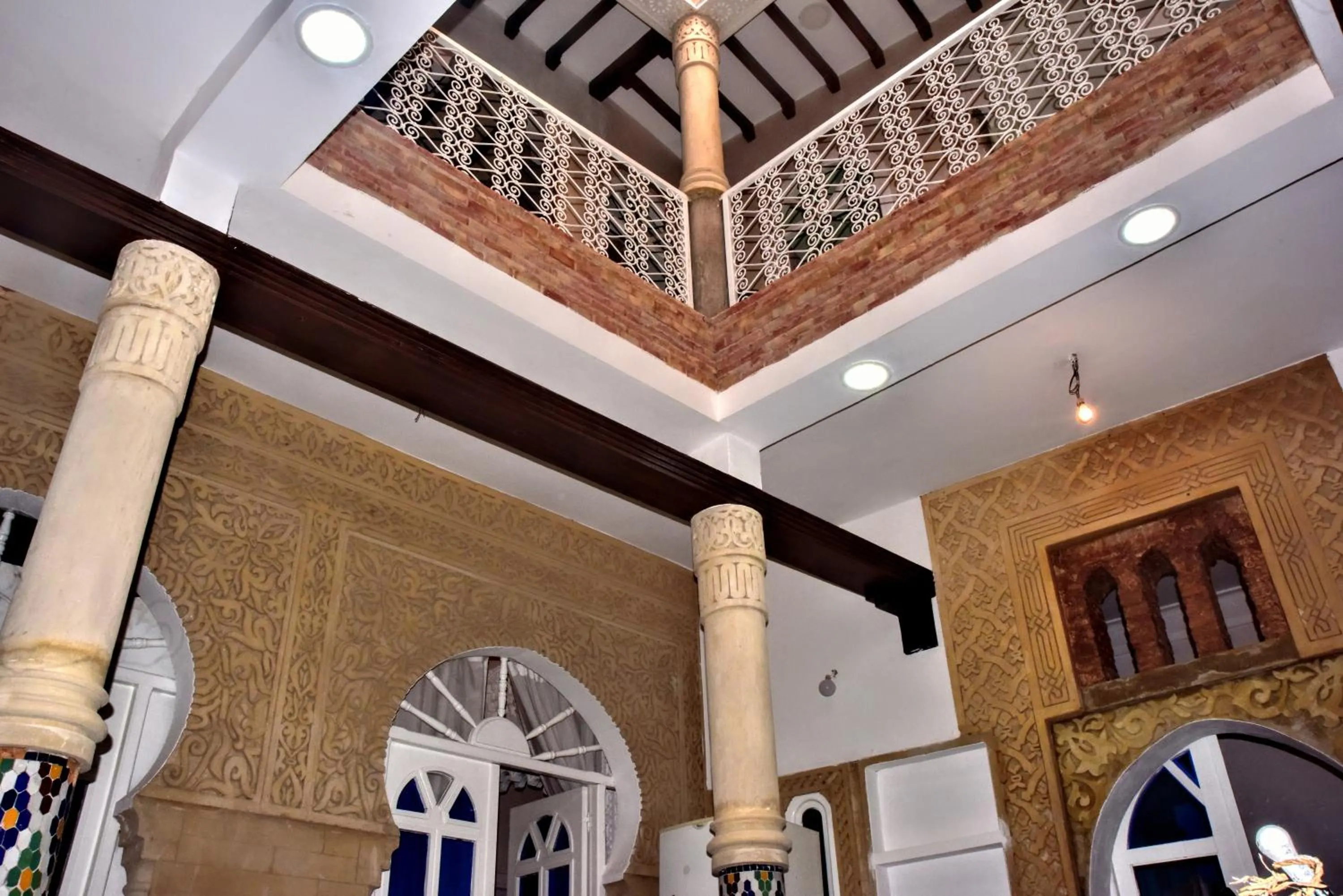 Decorative detail in Riad Razoli Sidi Daoui