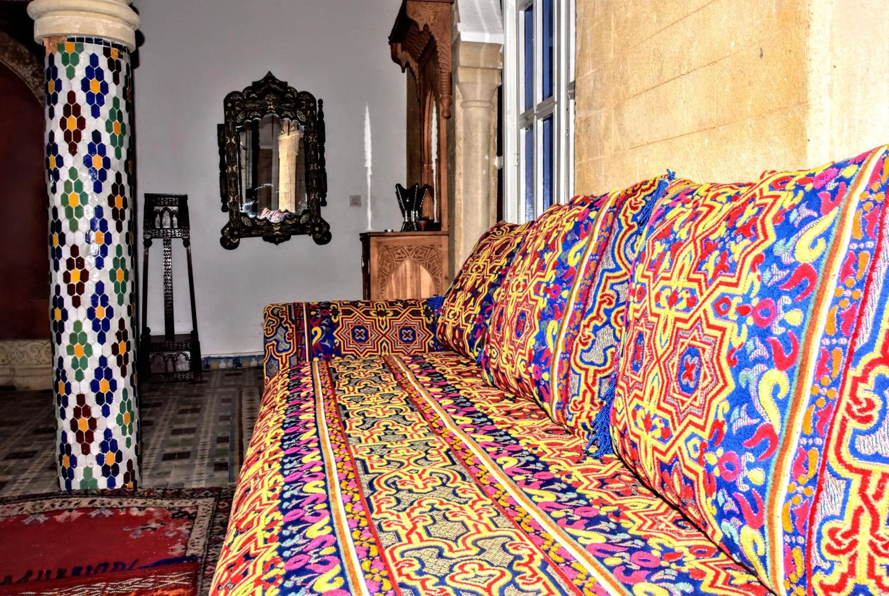 Living room in Riad Razoli Sidi Daoui