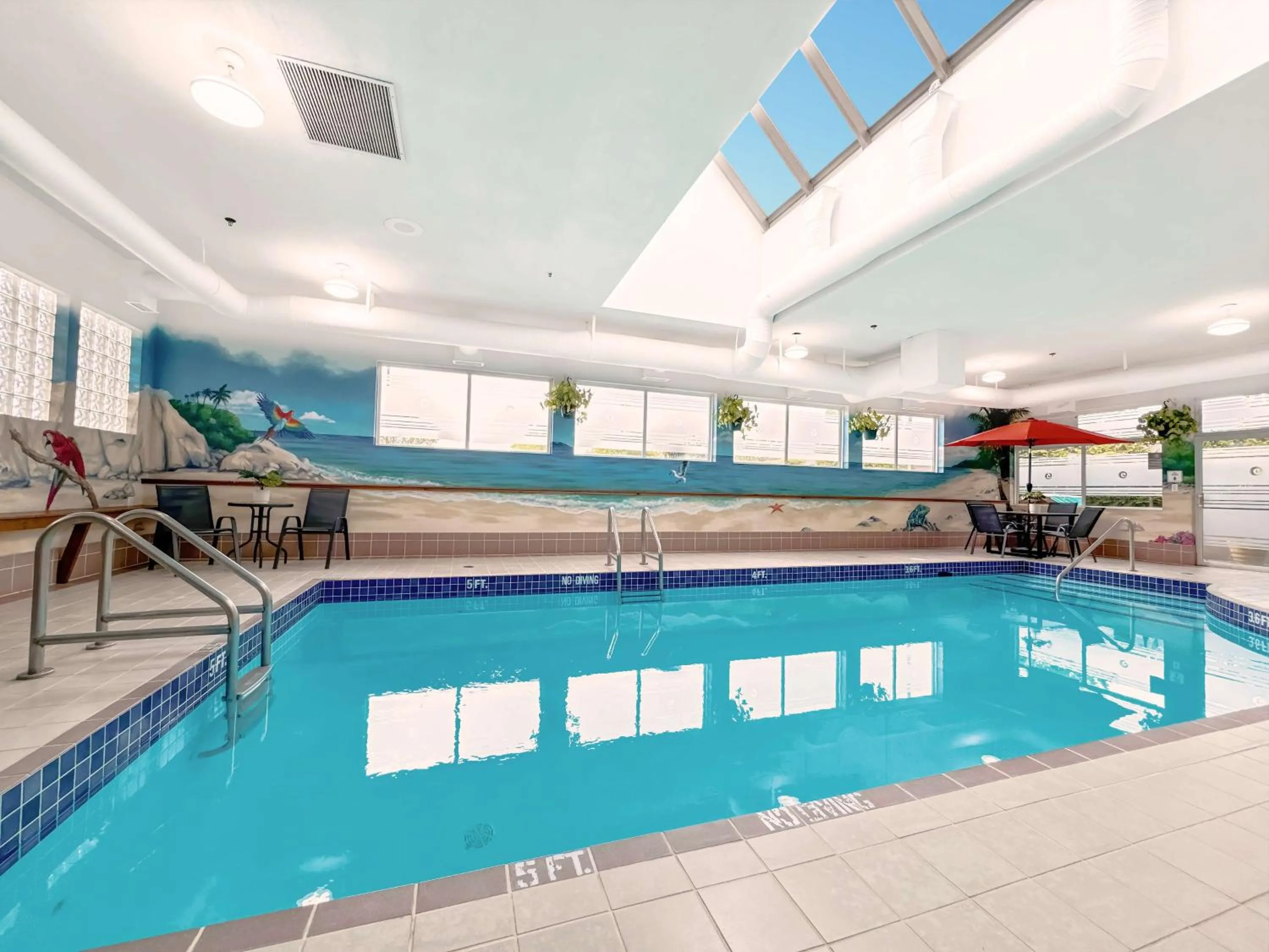 Pool view in Coast Abbotsford Hotel & Suites