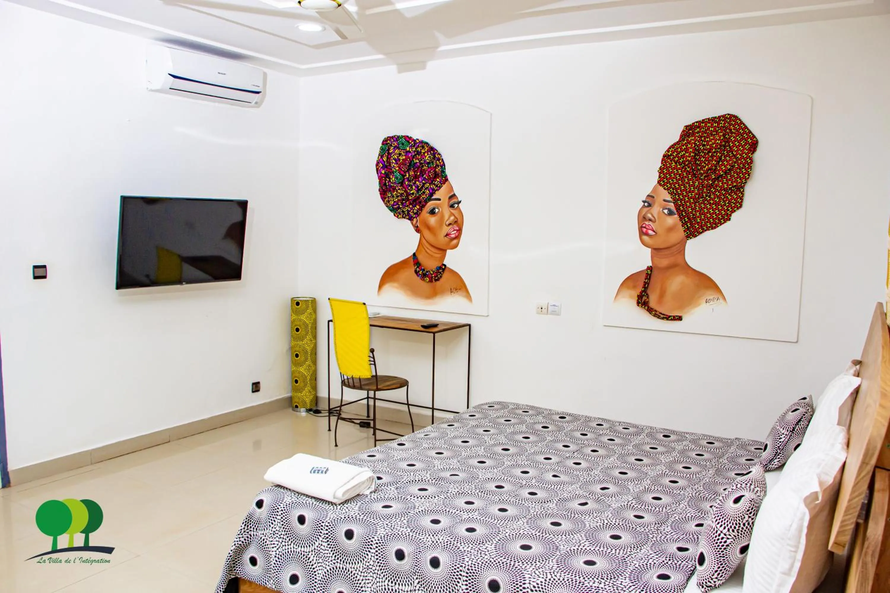 Bedroom, Bed in VILLA DE L'INTEGRATION