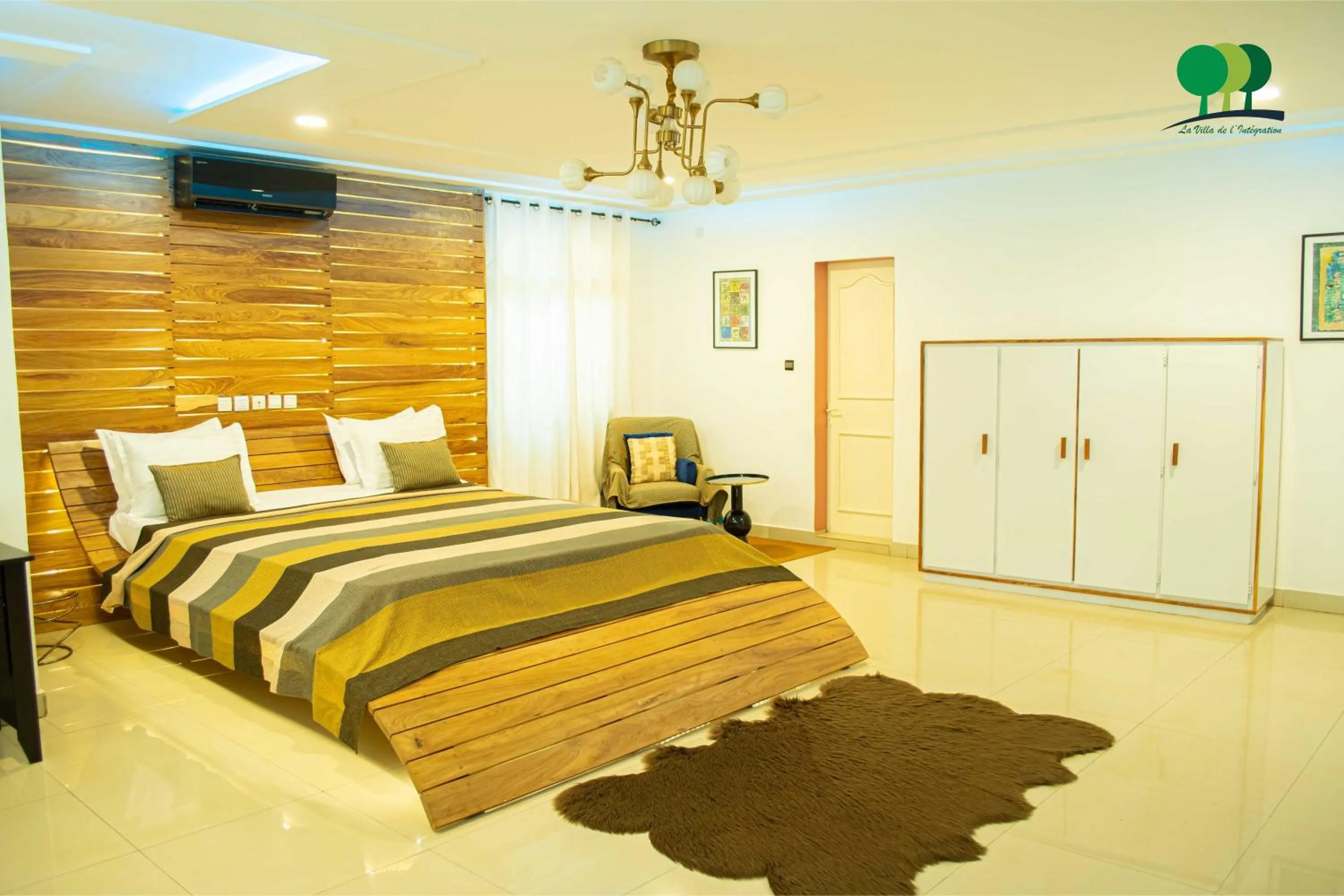 Bedroom, Bed in VILLA DE L'INTEGRATION