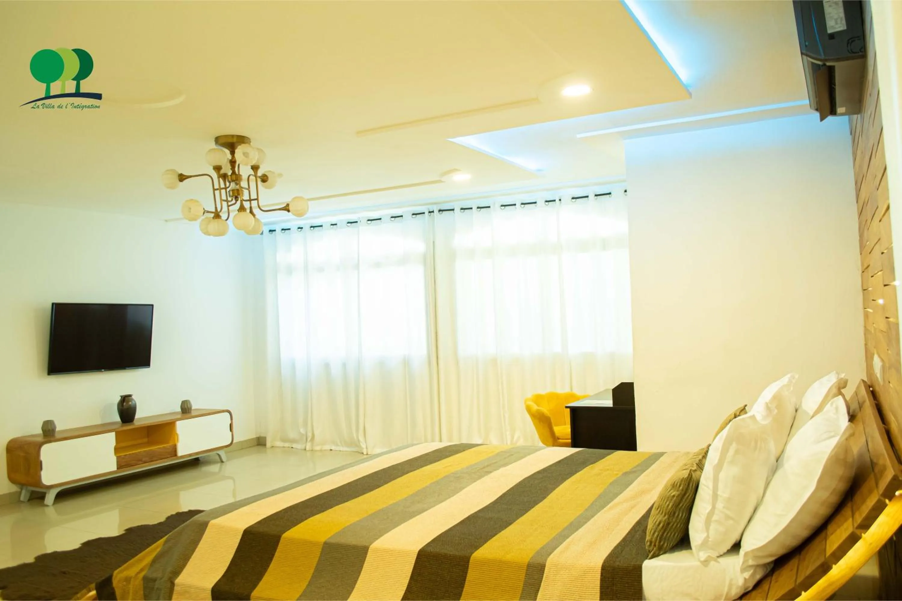 Bedroom, Bed in VILLA DE L'INTEGRATION