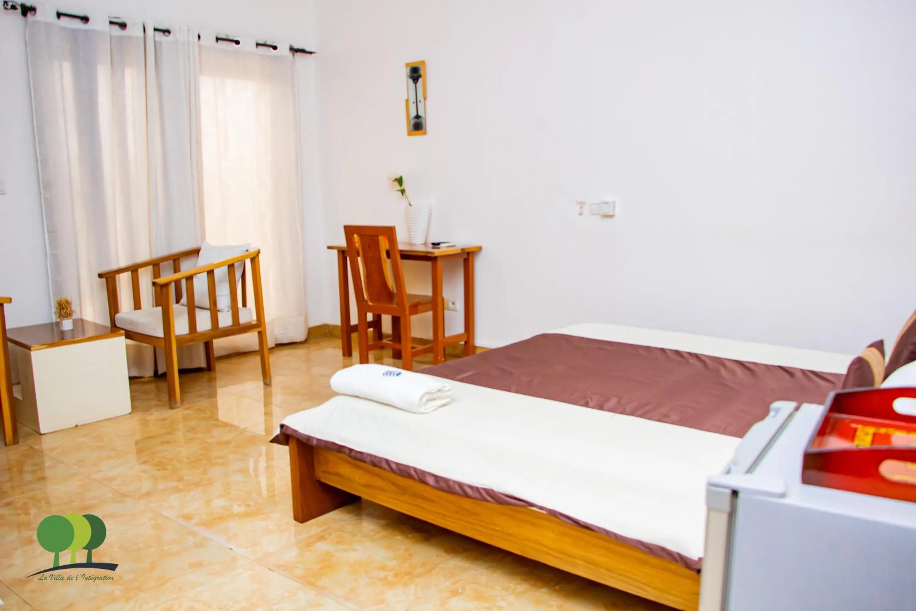Bedroom, Bed in VILLA DE L'INTEGRATION