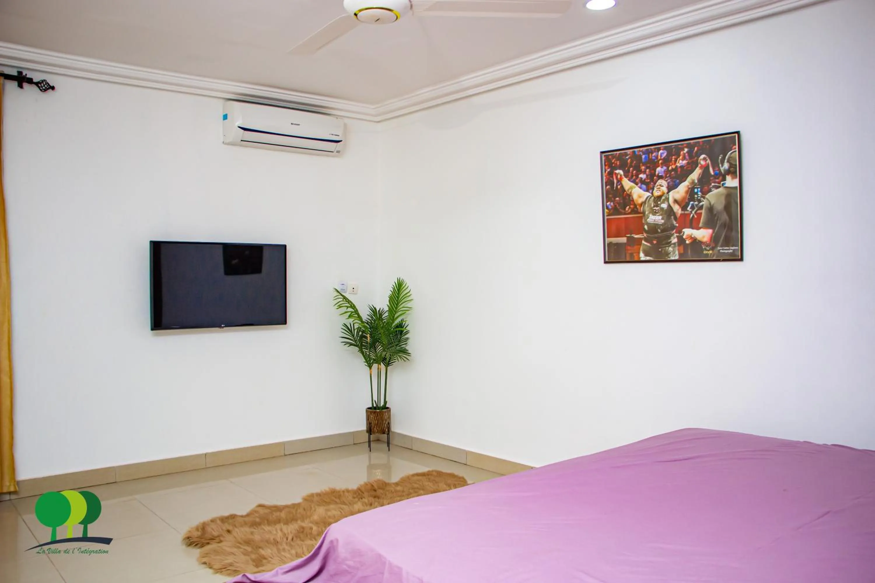 Bedroom, Bed in VILLA DE L'INTEGRATION