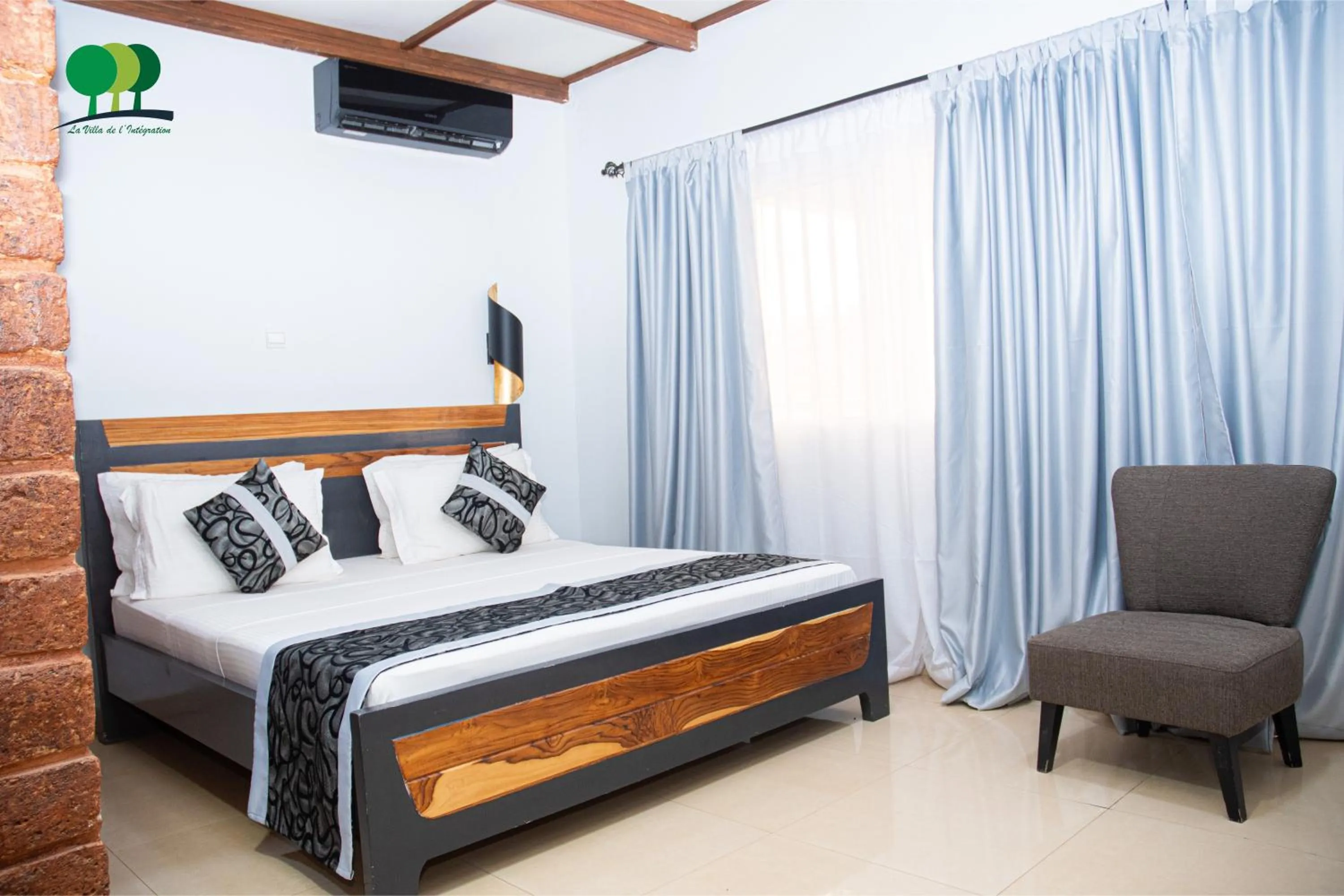 Bedroom, Bed in VILLA DE L'INTEGRATION