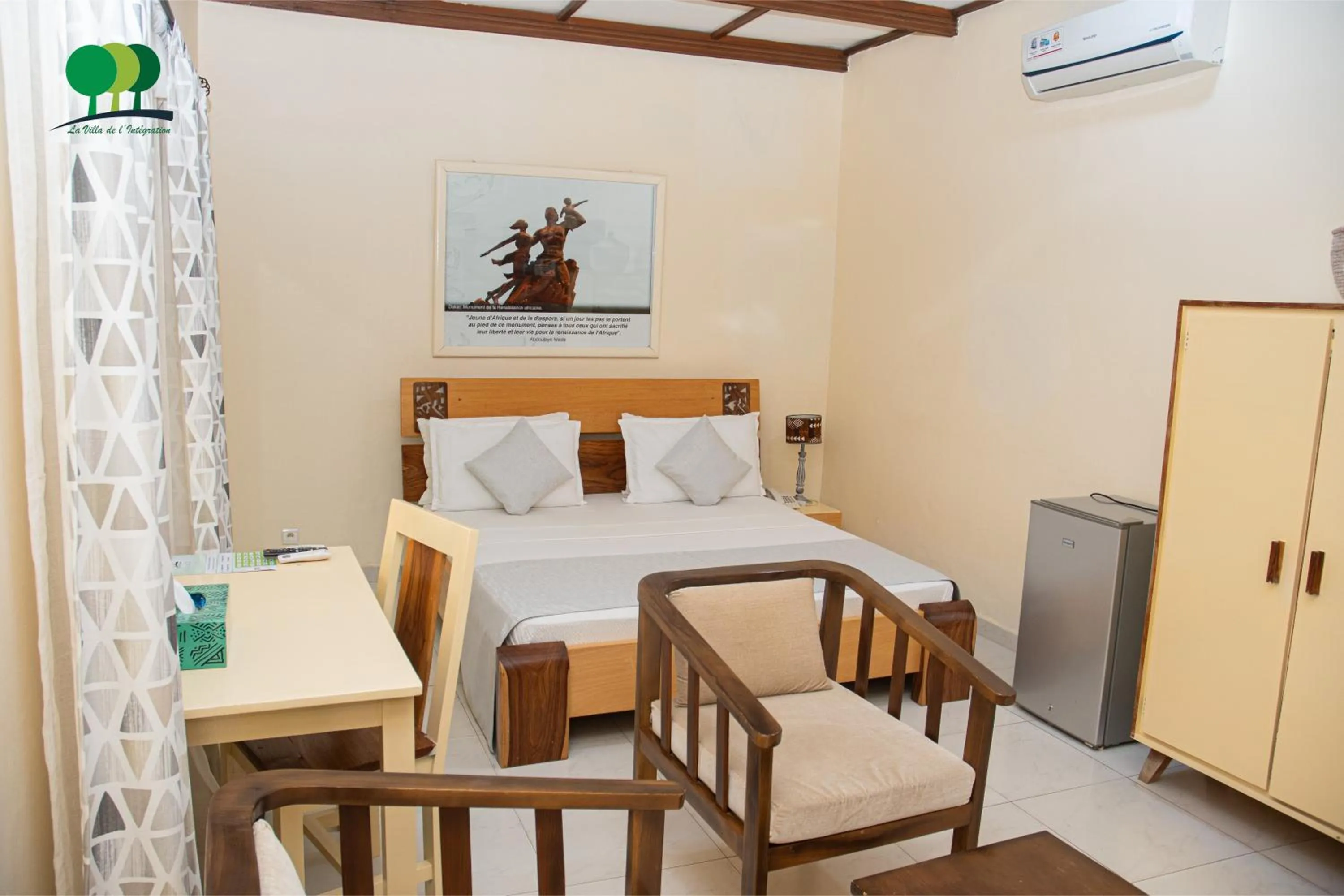 Photo of the whole room, Bed in VILLA DE L'INTEGRATION