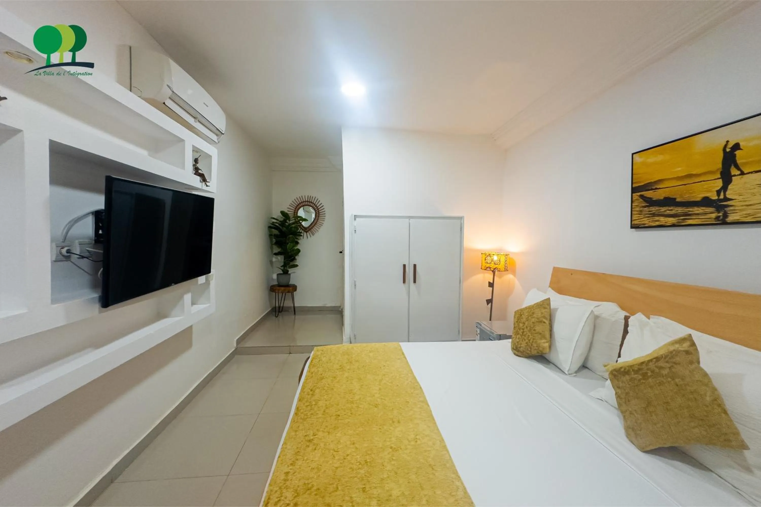 Bedroom, Bed in VILLA DE L'INTEGRATION