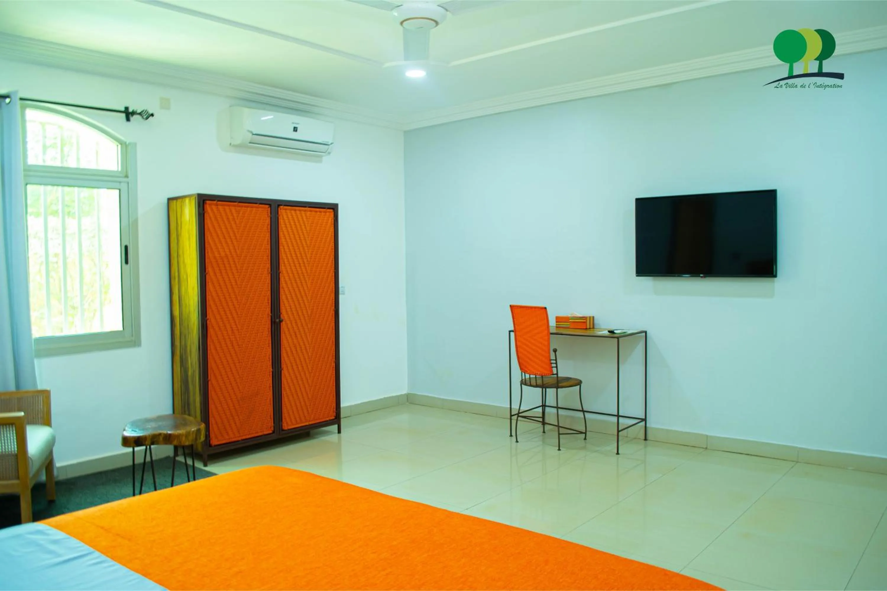 TV and multimedia, Bed in VILLA DE L'INTEGRATION