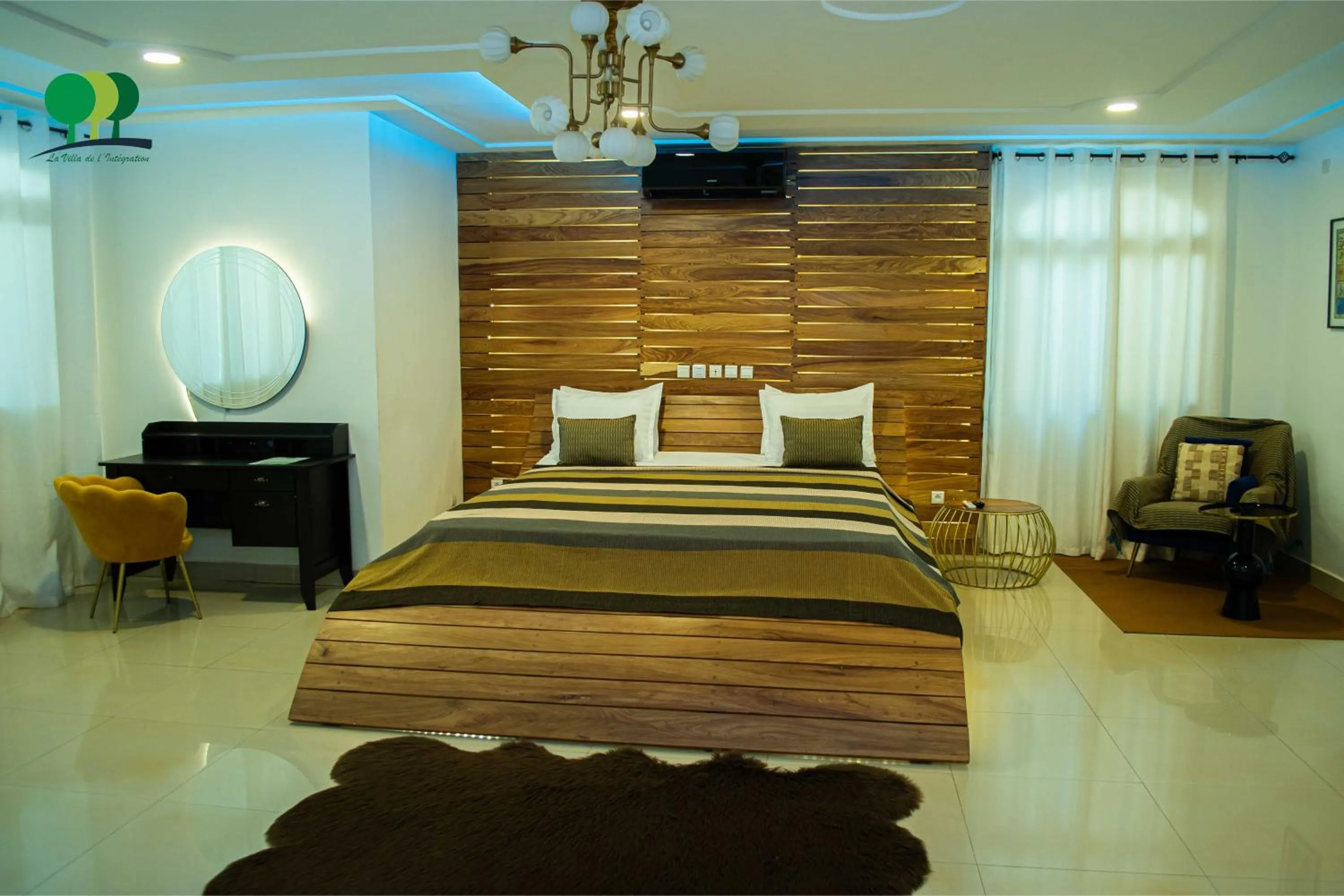 Photo of the whole room, Bed in VILLA DE L'INTEGRATION