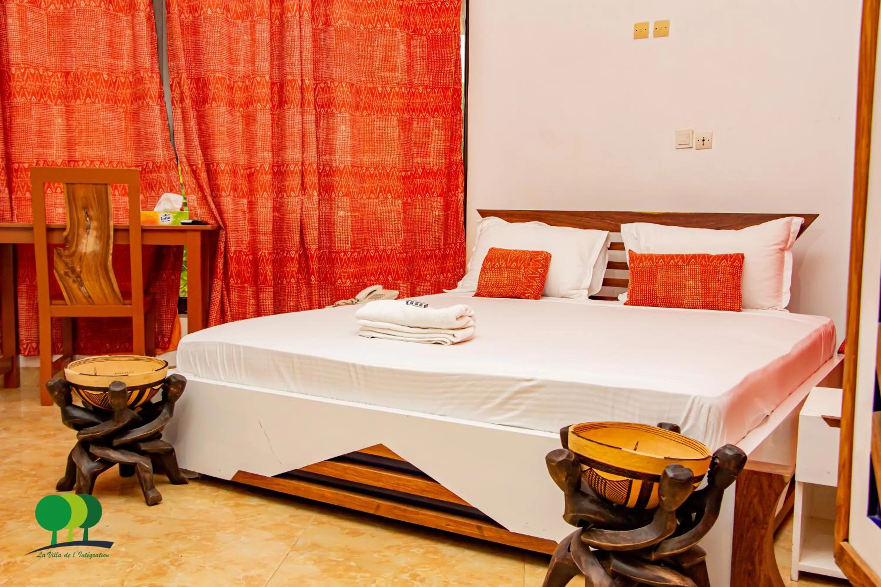 Bed in VILLA DE L'INTEGRATION