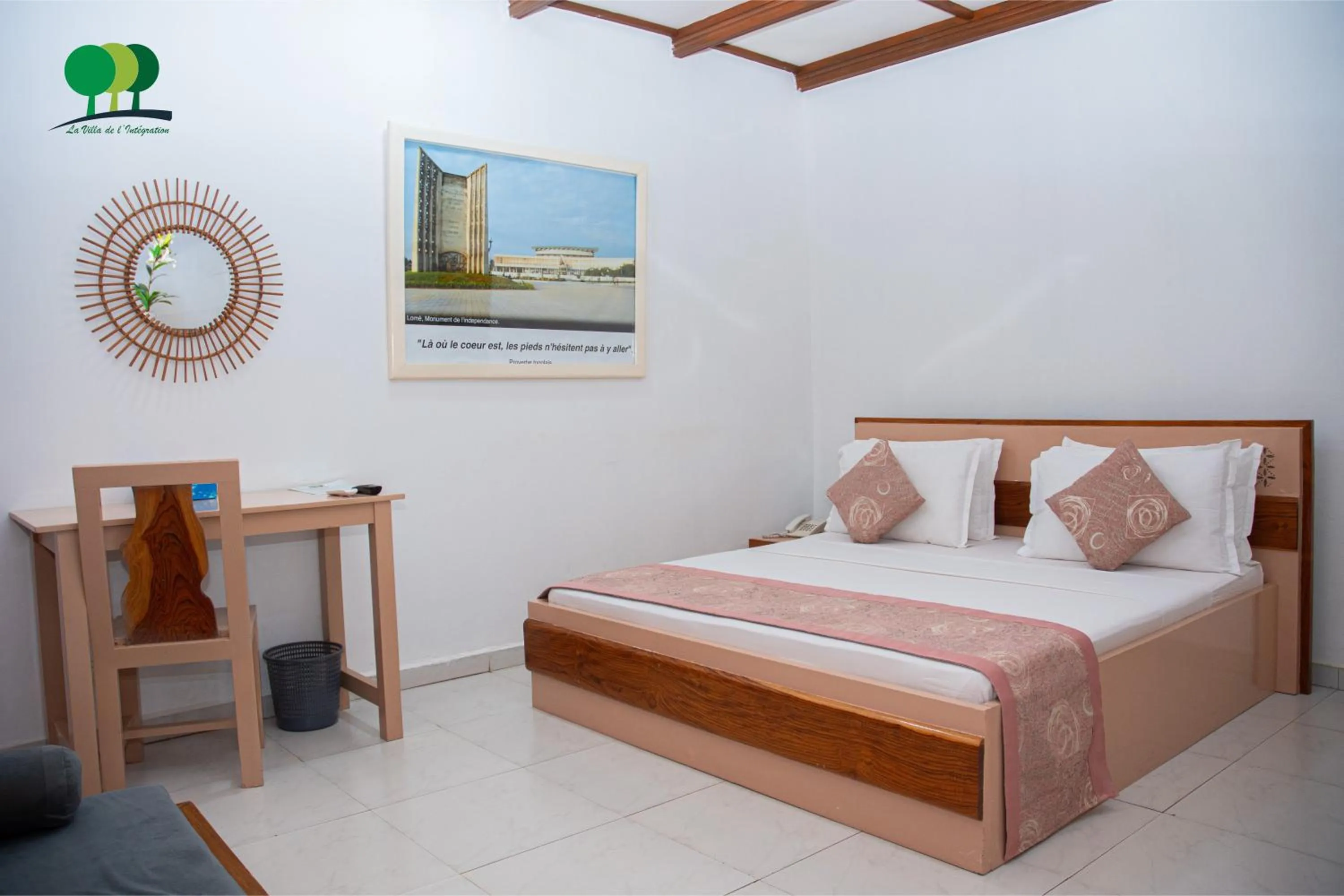 Bedroom, Bed in VILLA DE L'INTEGRATION