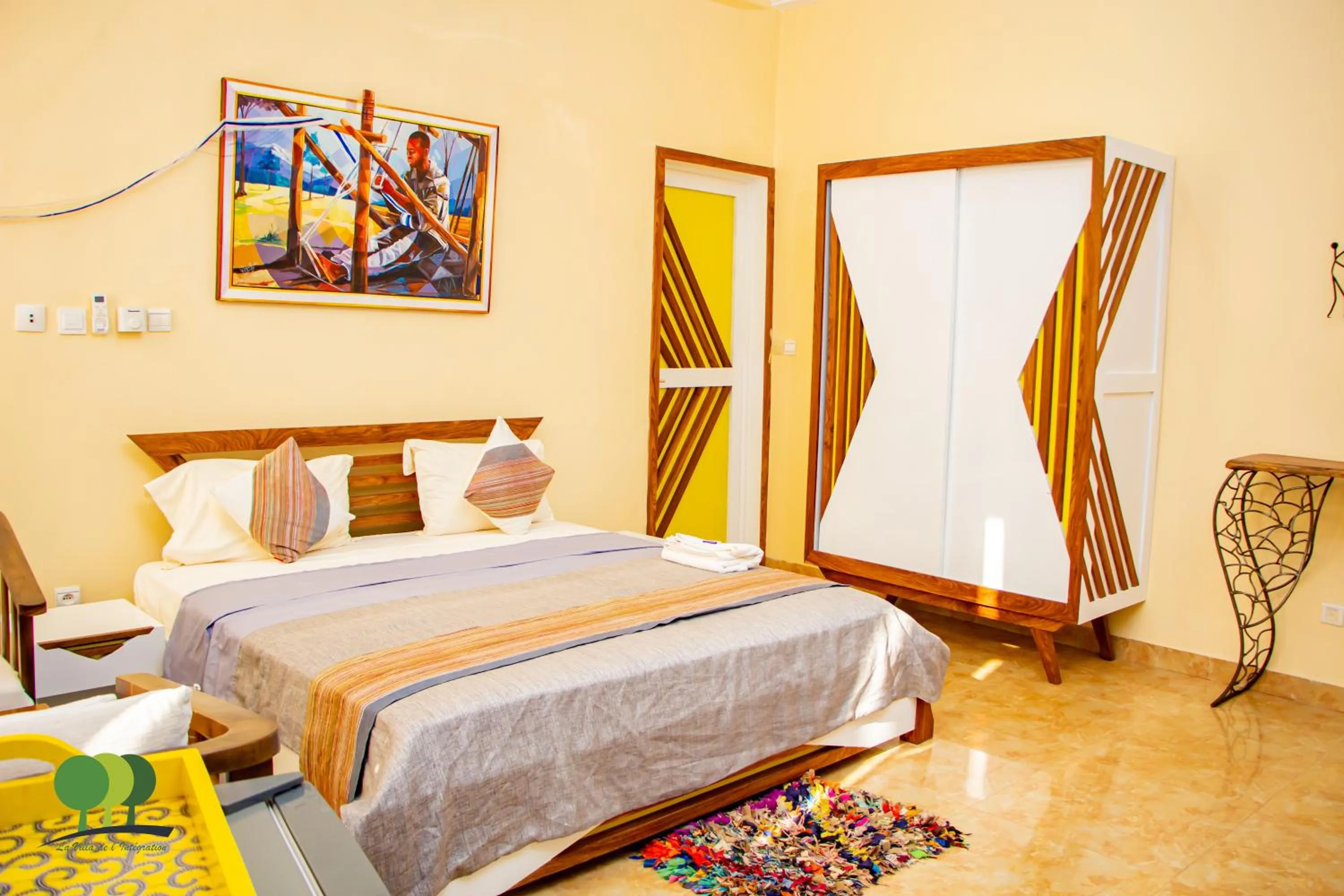 Bedroom, Bed in VILLA DE L'INTEGRATION