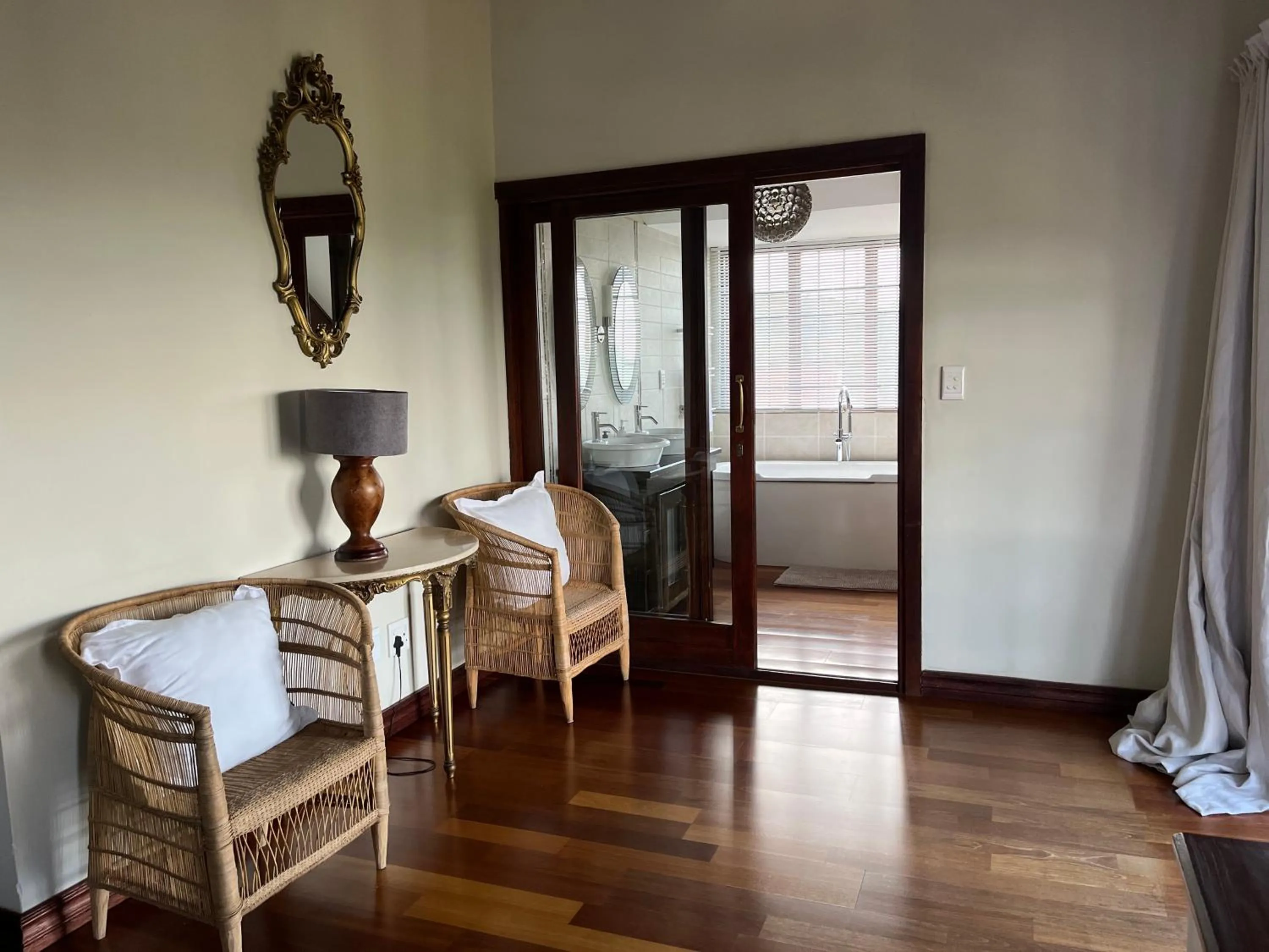 Seating area in Bokamoso Views