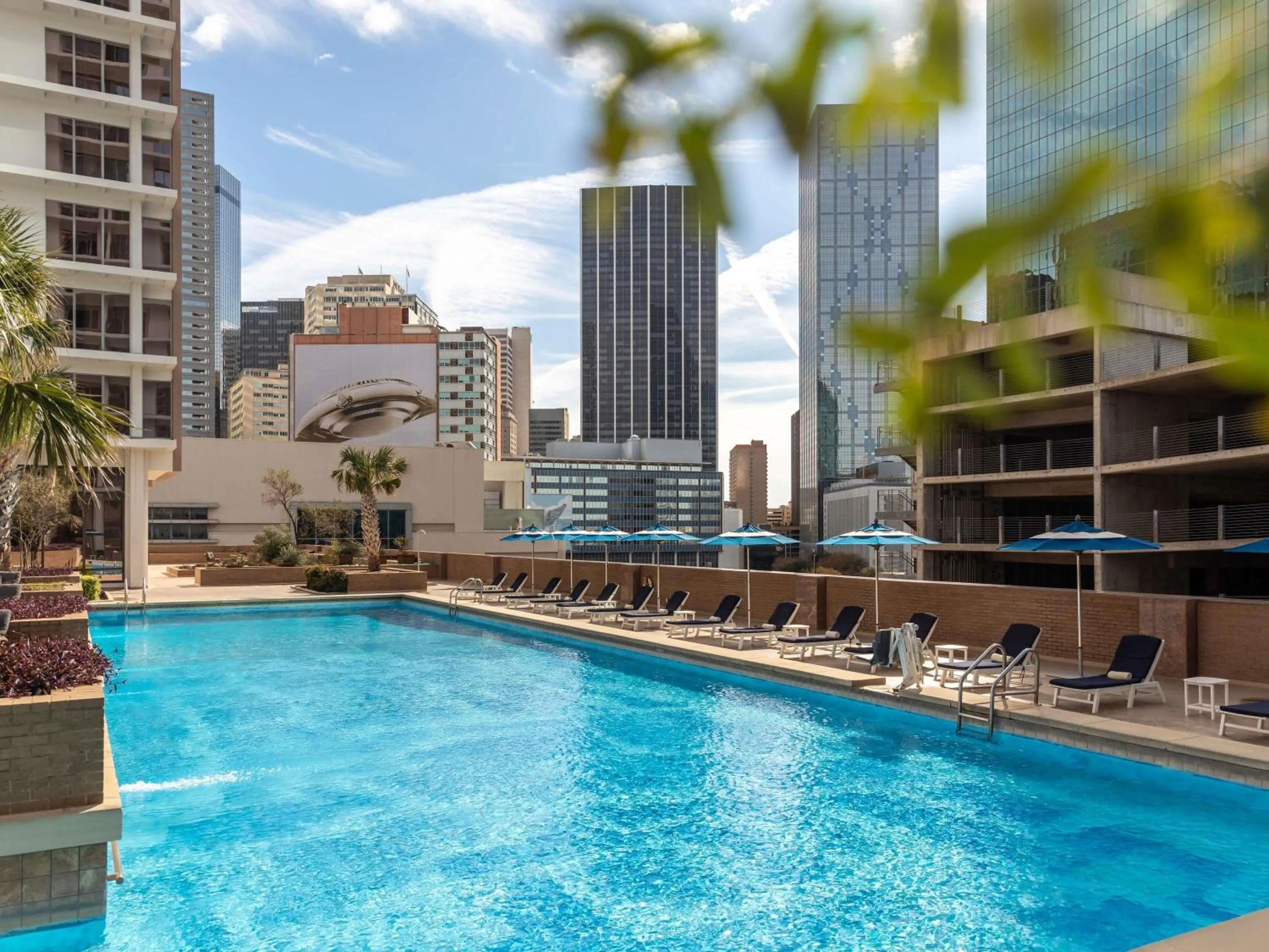 Pool view in Fairmont Dallas