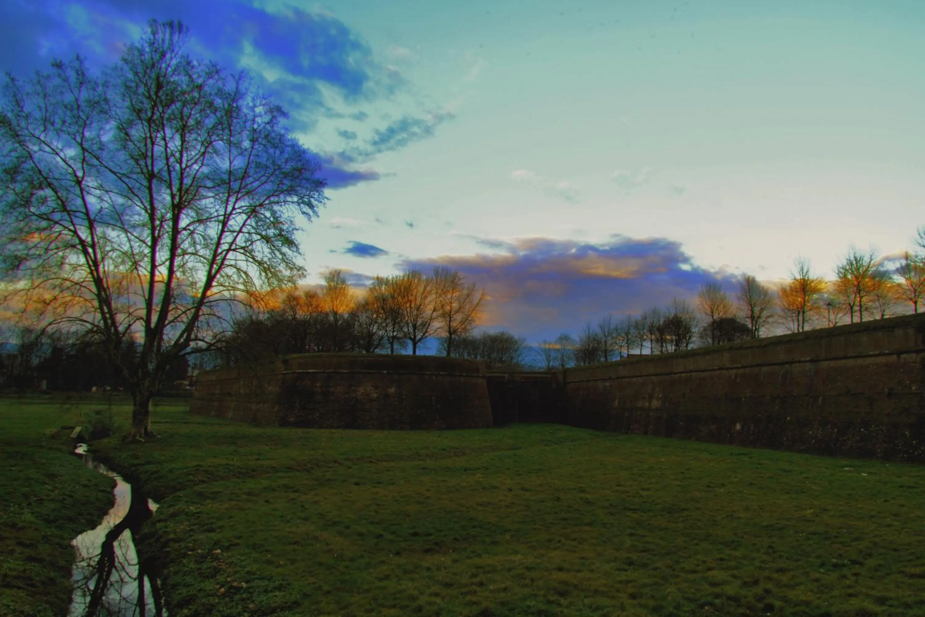 Natural landscape in Lucca Franco's Villa