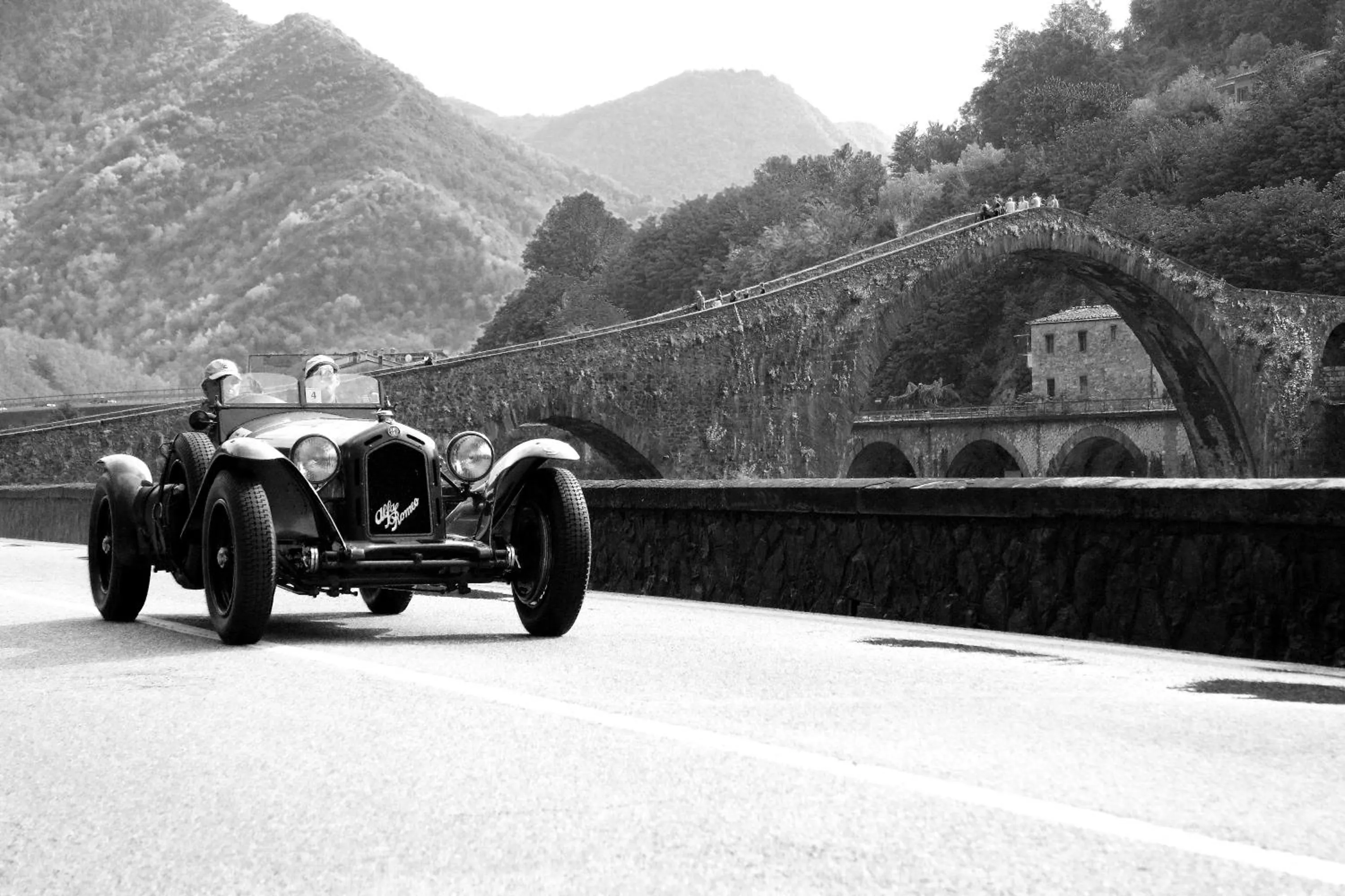 Natural landscape in Lucca Franco's Villa