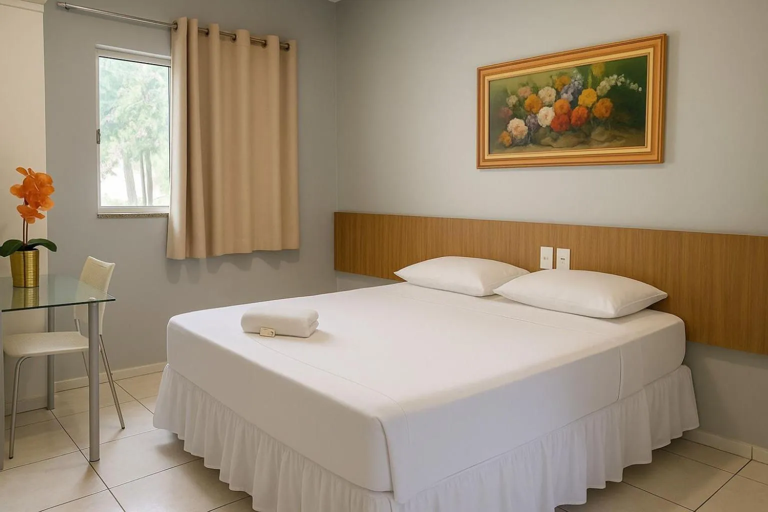 Bed in Hotel Aeroporto Star