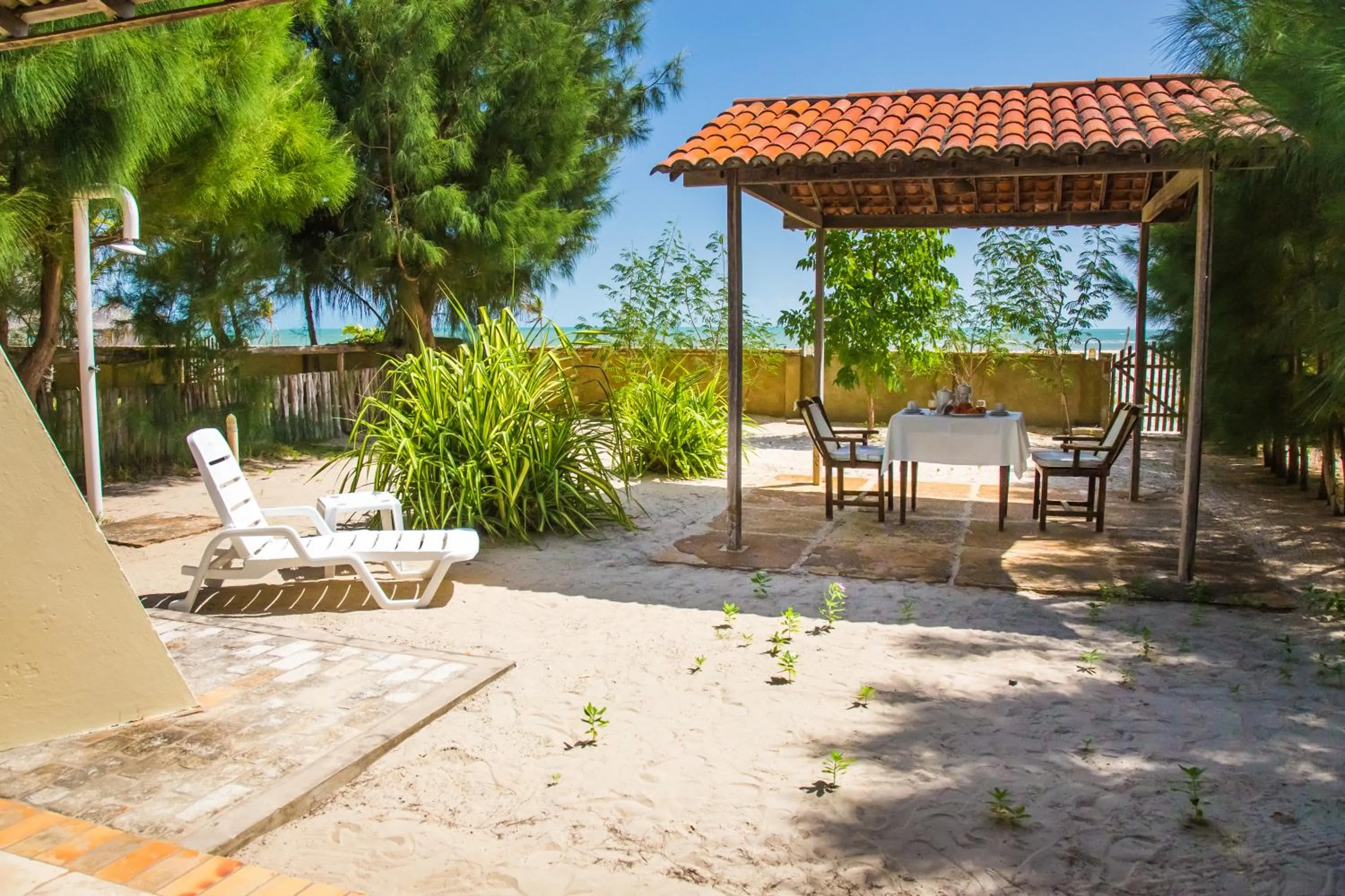 Patio in Villa del Mar Praia Hotel