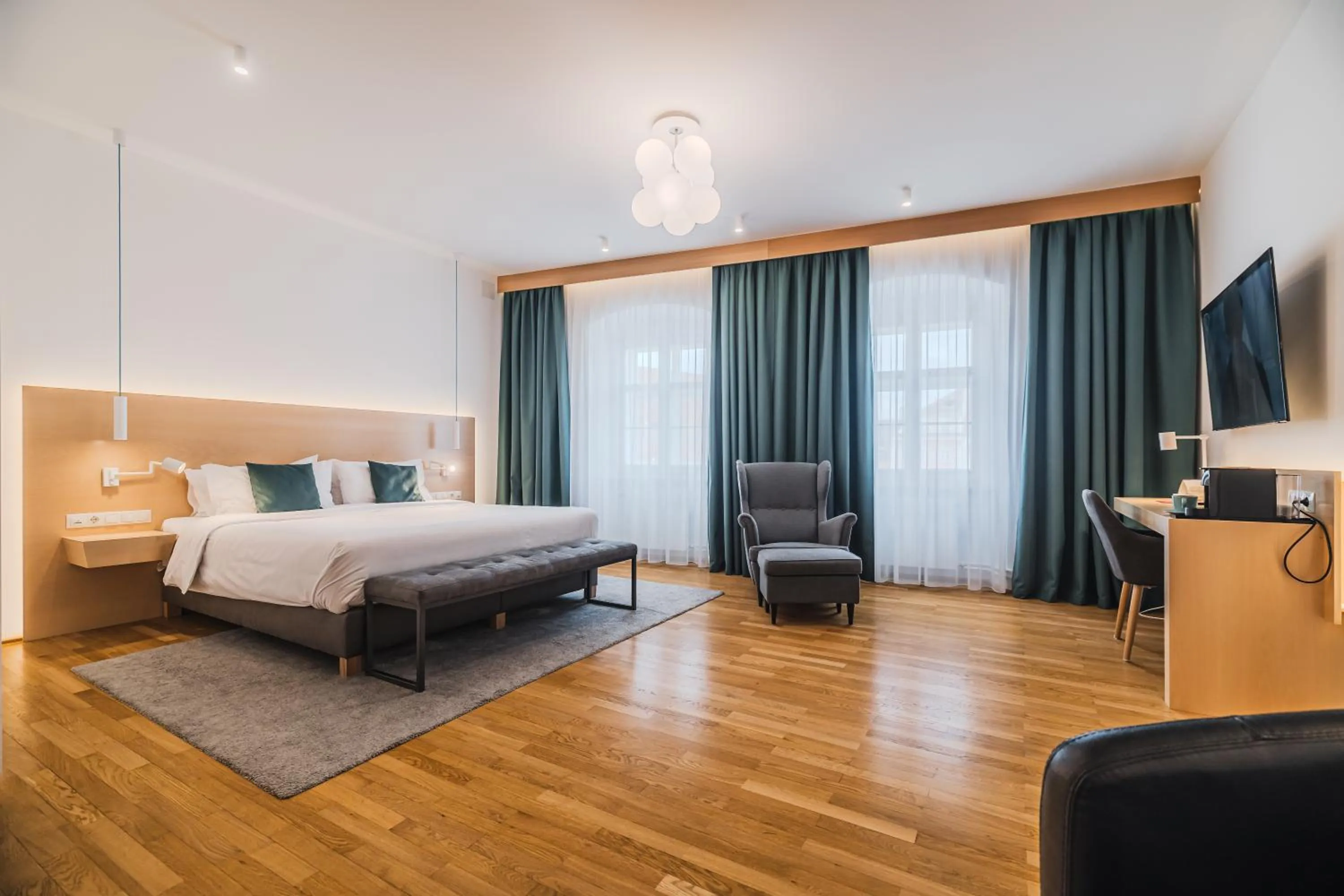 Bed in Hotel Casa Luxemburg