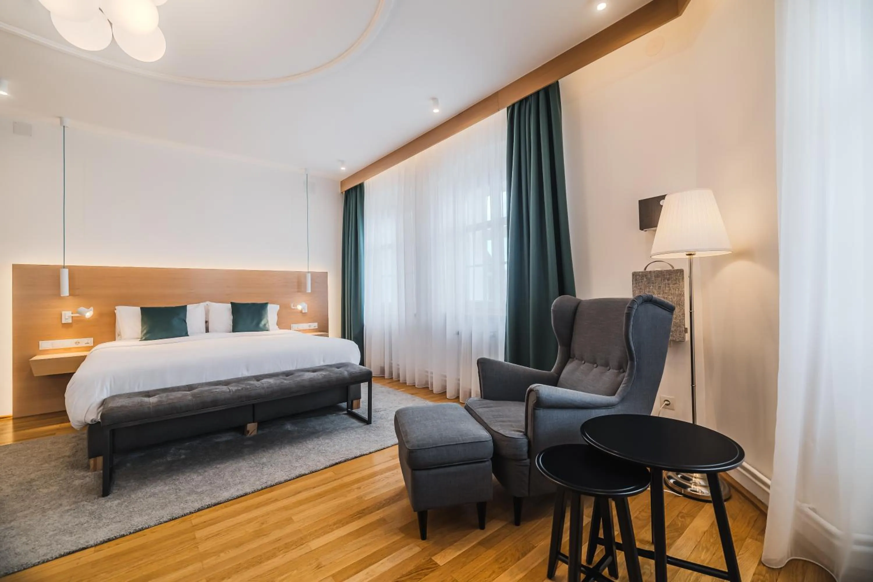 Bed in Hotel Casa Luxemburg