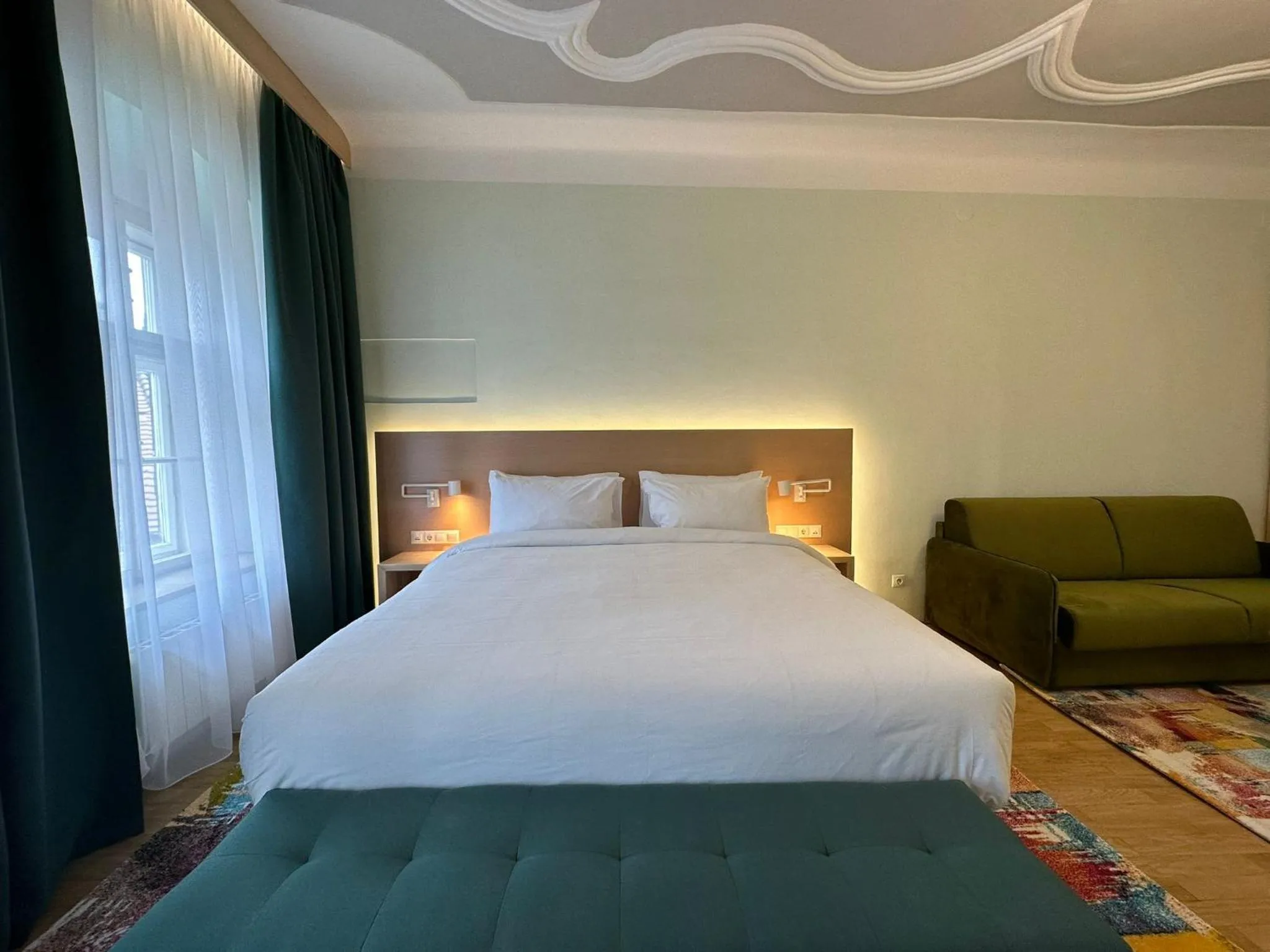 Bed in Hotel Casa Luxemburg