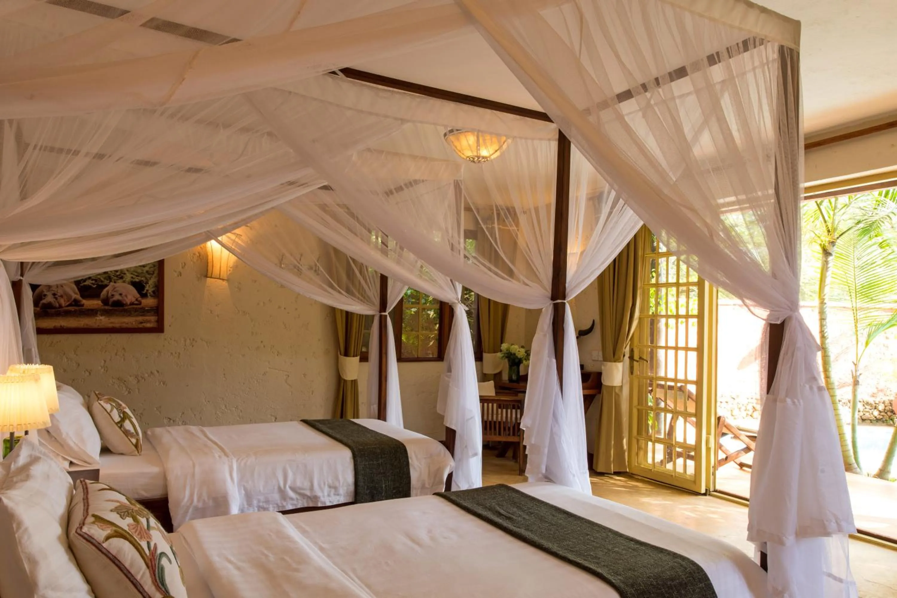 Photo of the whole room, Bed in Kili Villa Kilimanjaro Luxury Retreat