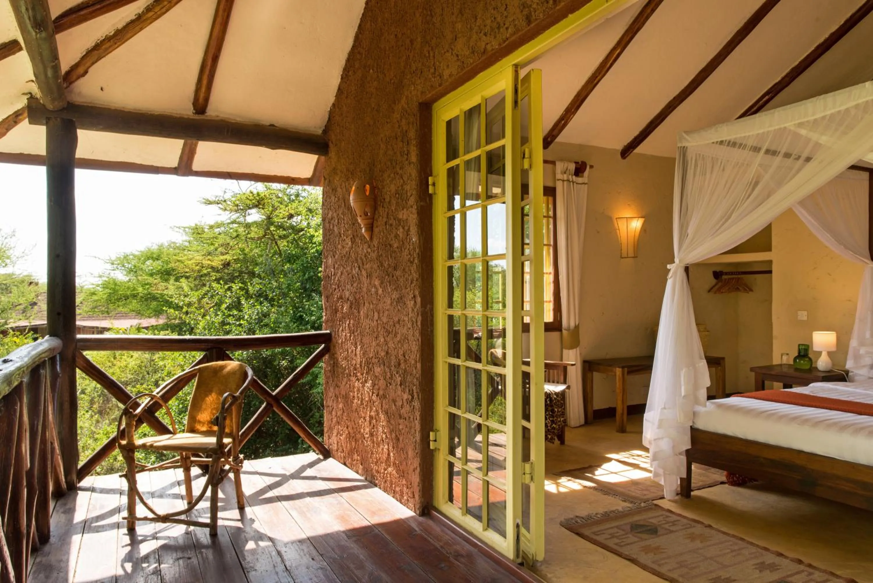 Spring, Bed in Kili Villa Kilimanjaro Luxury Retreat