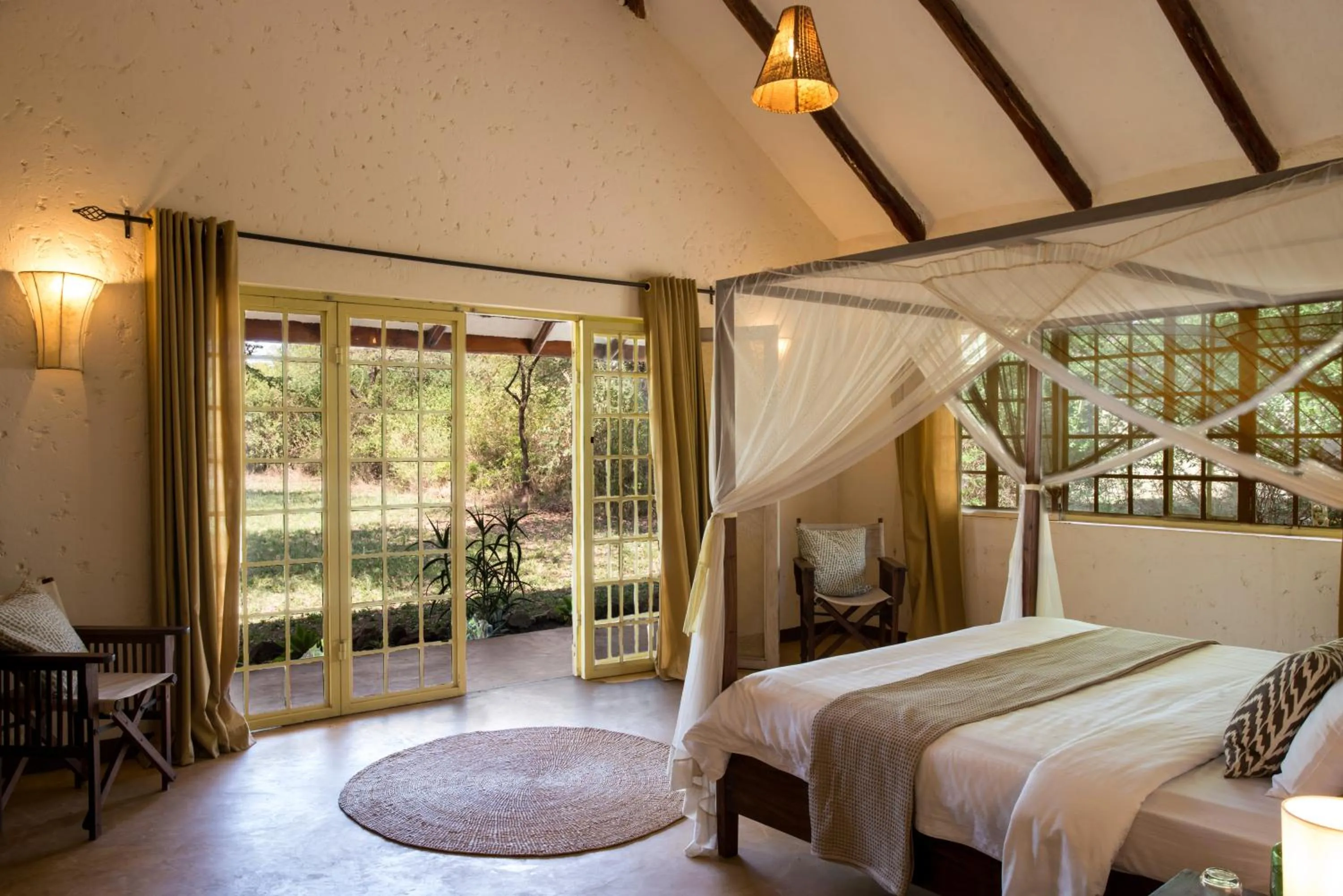 Natural landscape, Bed in Kili Villa Kilimanjaro Luxury Retreat