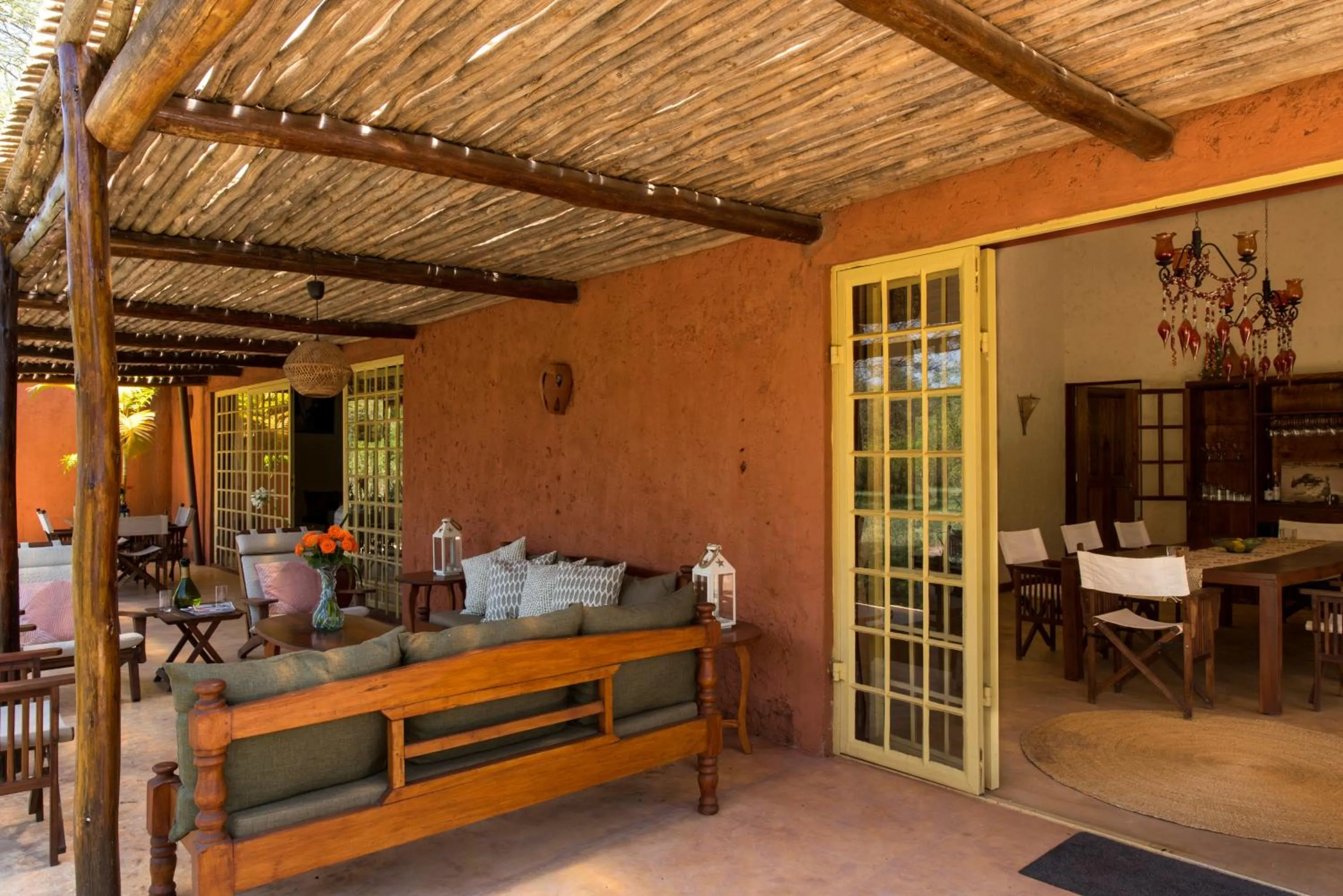 Patio in Kili Villa Kilimanjaro Luxury Retreat